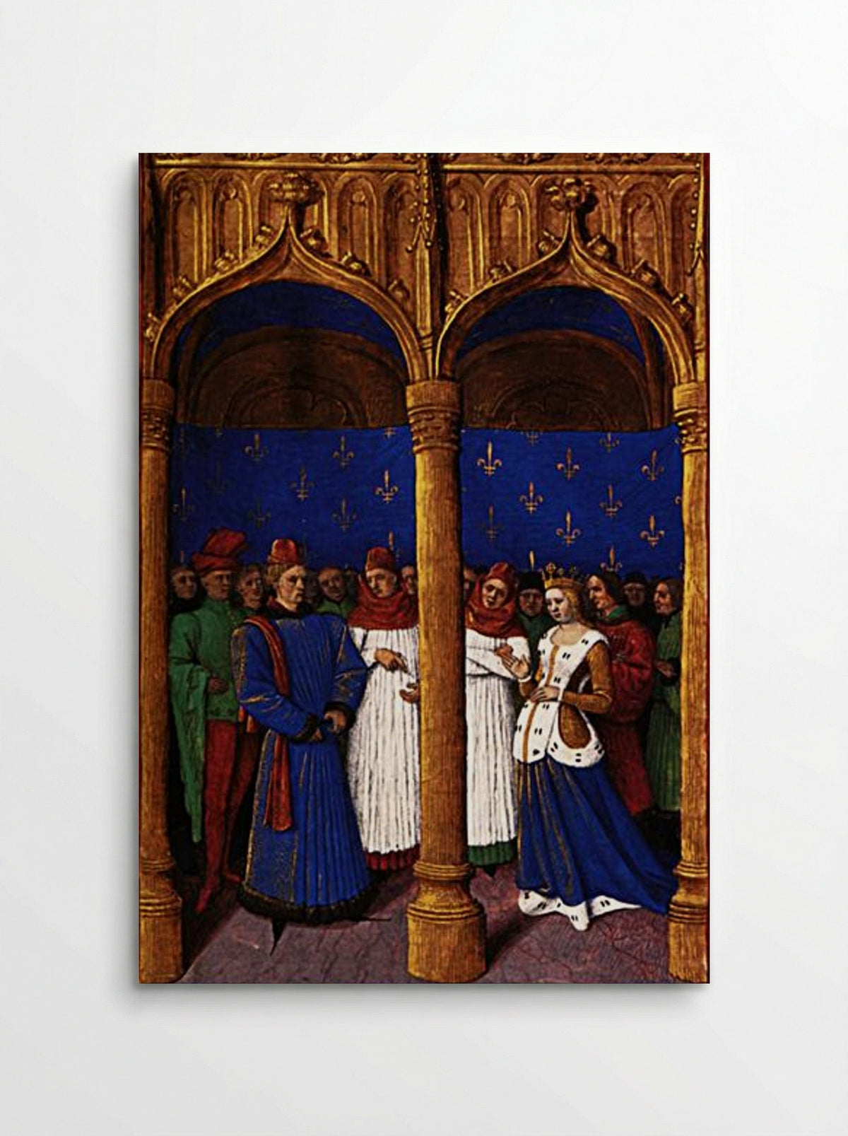 Philippe de Valois appointed regent - Jean Fouquet - Poster