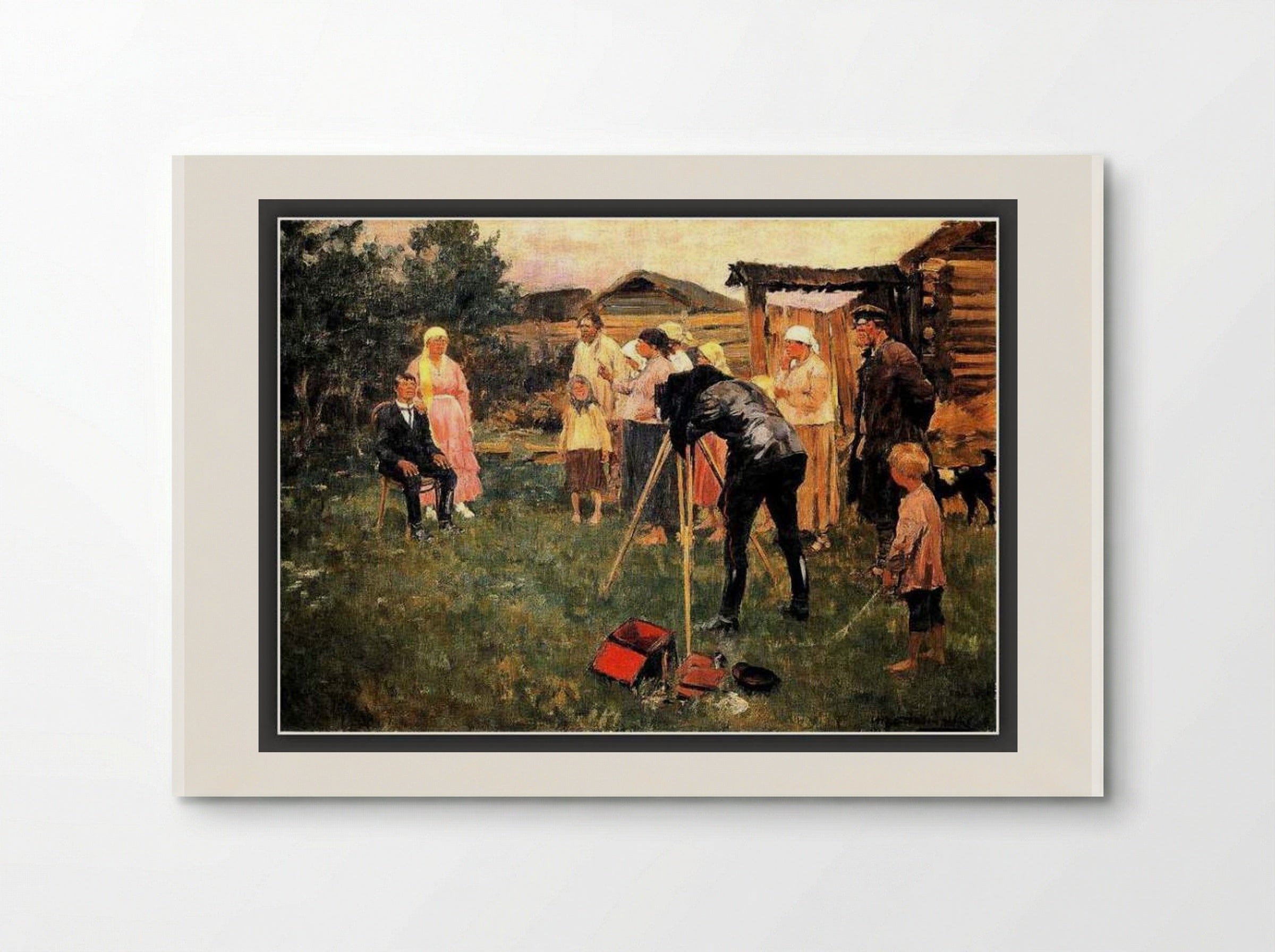 Photographer in a Village - Ivan Vladimirov - Poster