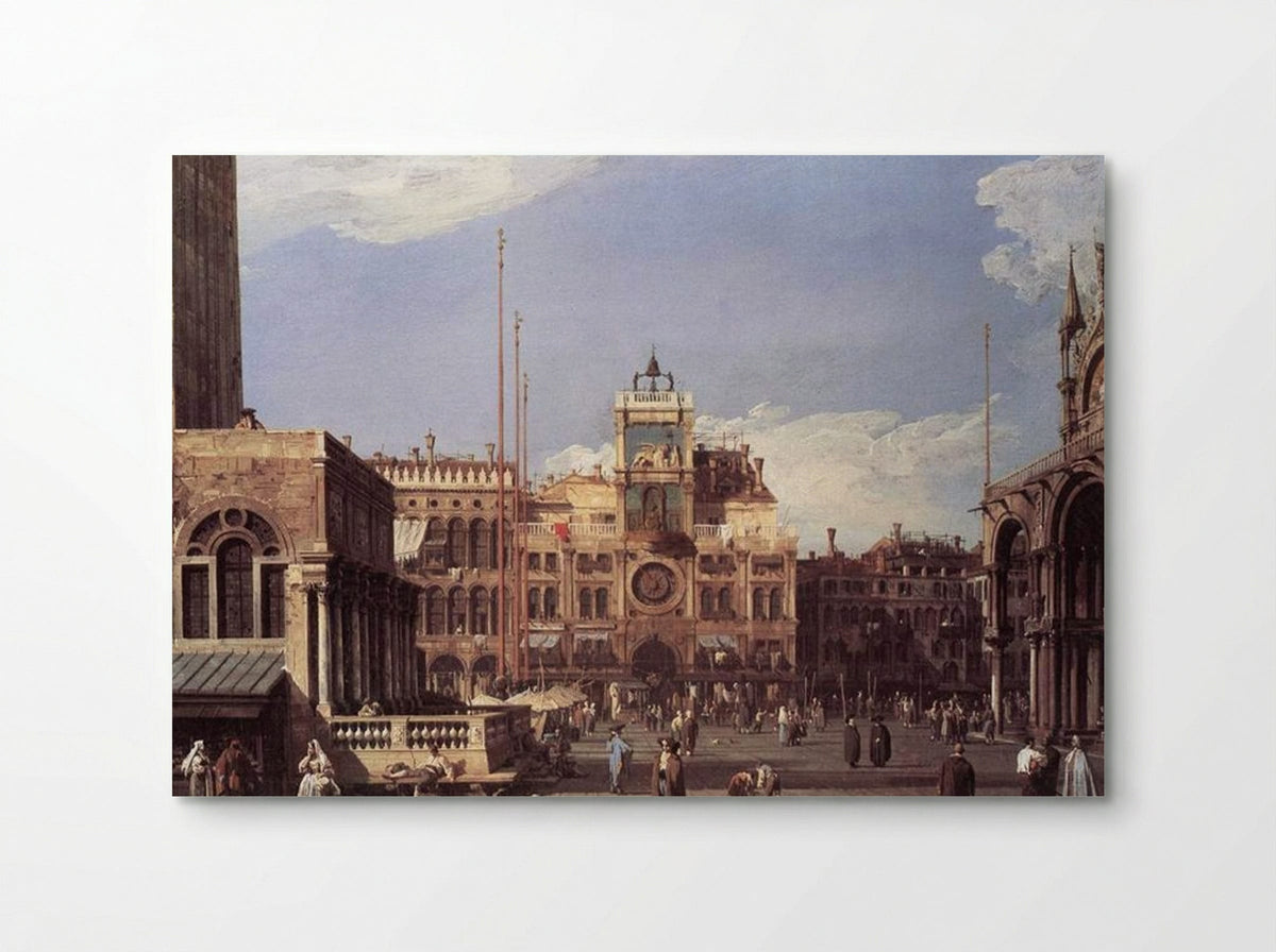 Piazza San Marco, the Clocktower - Canaletto - Poster