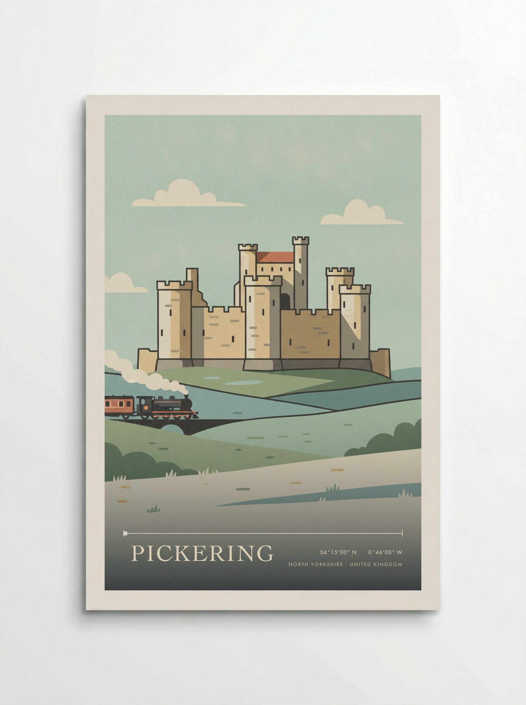 Pickering North Yorkshire United Kingdom Travel Poster - Poster