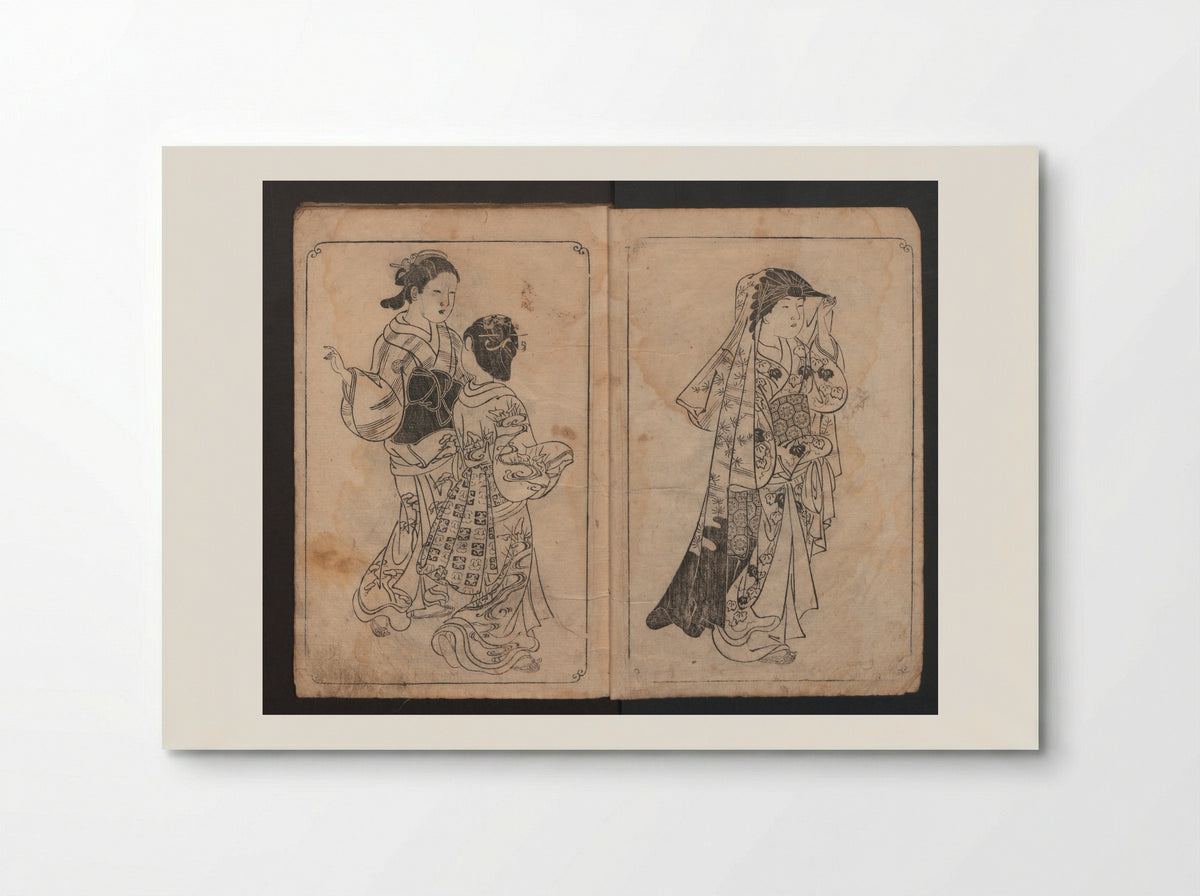 Picture Book: Mount Asaka - Nishikawa Sukenobu - Poster