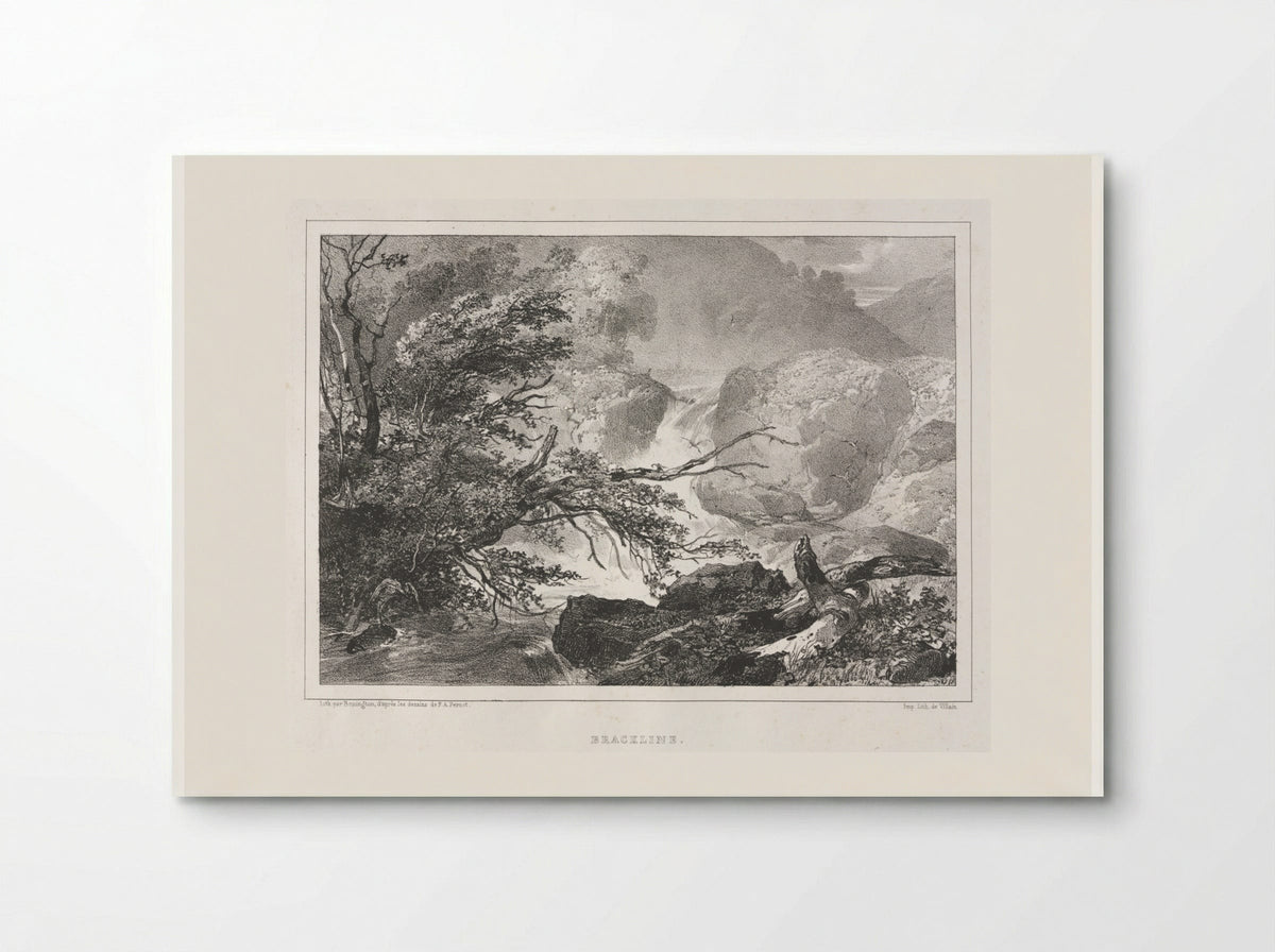 Picturesque Views of Scotland: Brackline - Richard Parkes Bonington - Poster