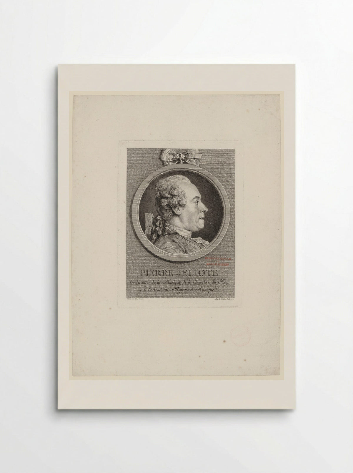 Pierre Jeliote - Augustin de Saint-Aubin - Poster