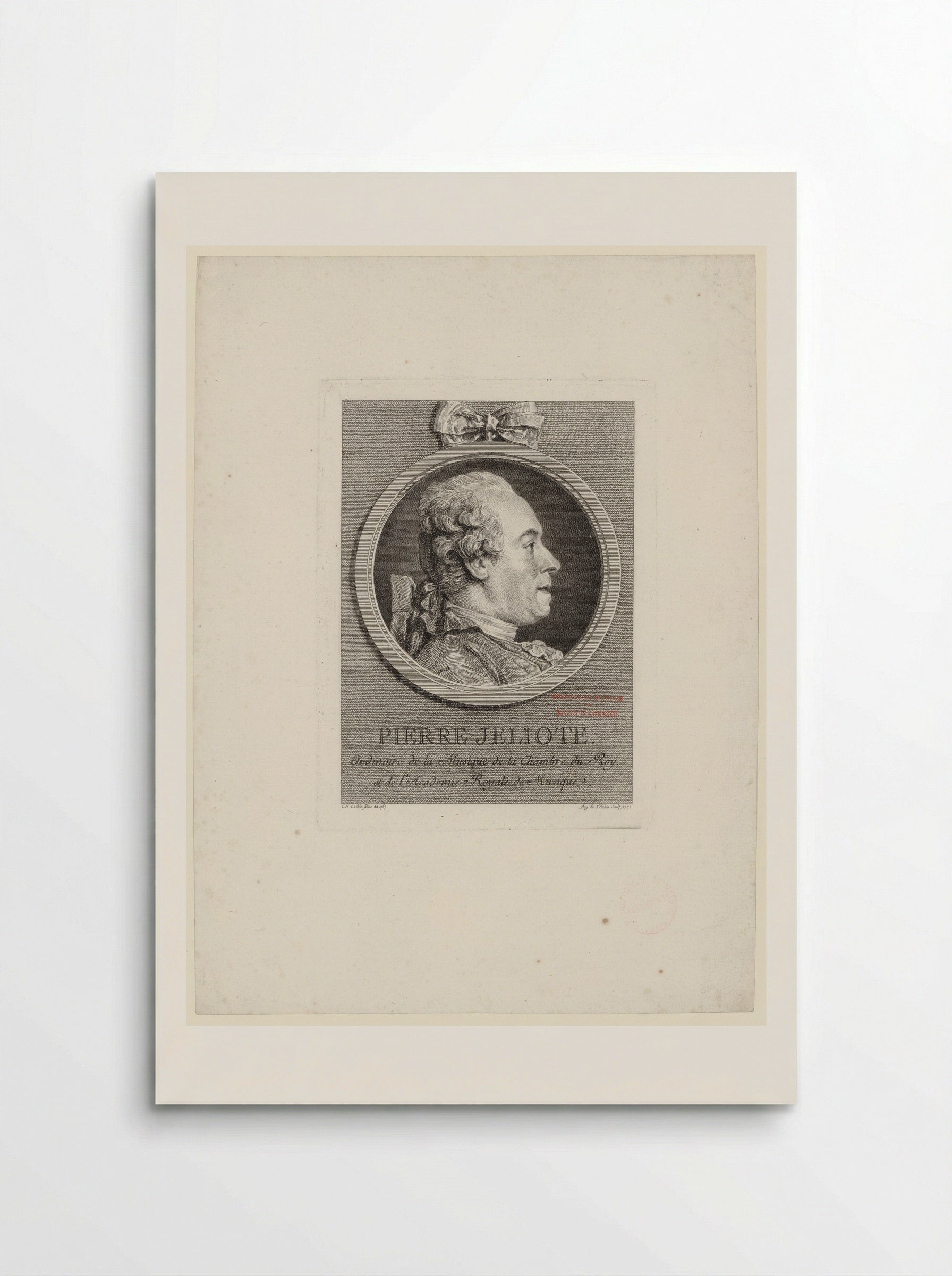 Pierre Jeliote - Augustin de Saint-Aubin - Poster