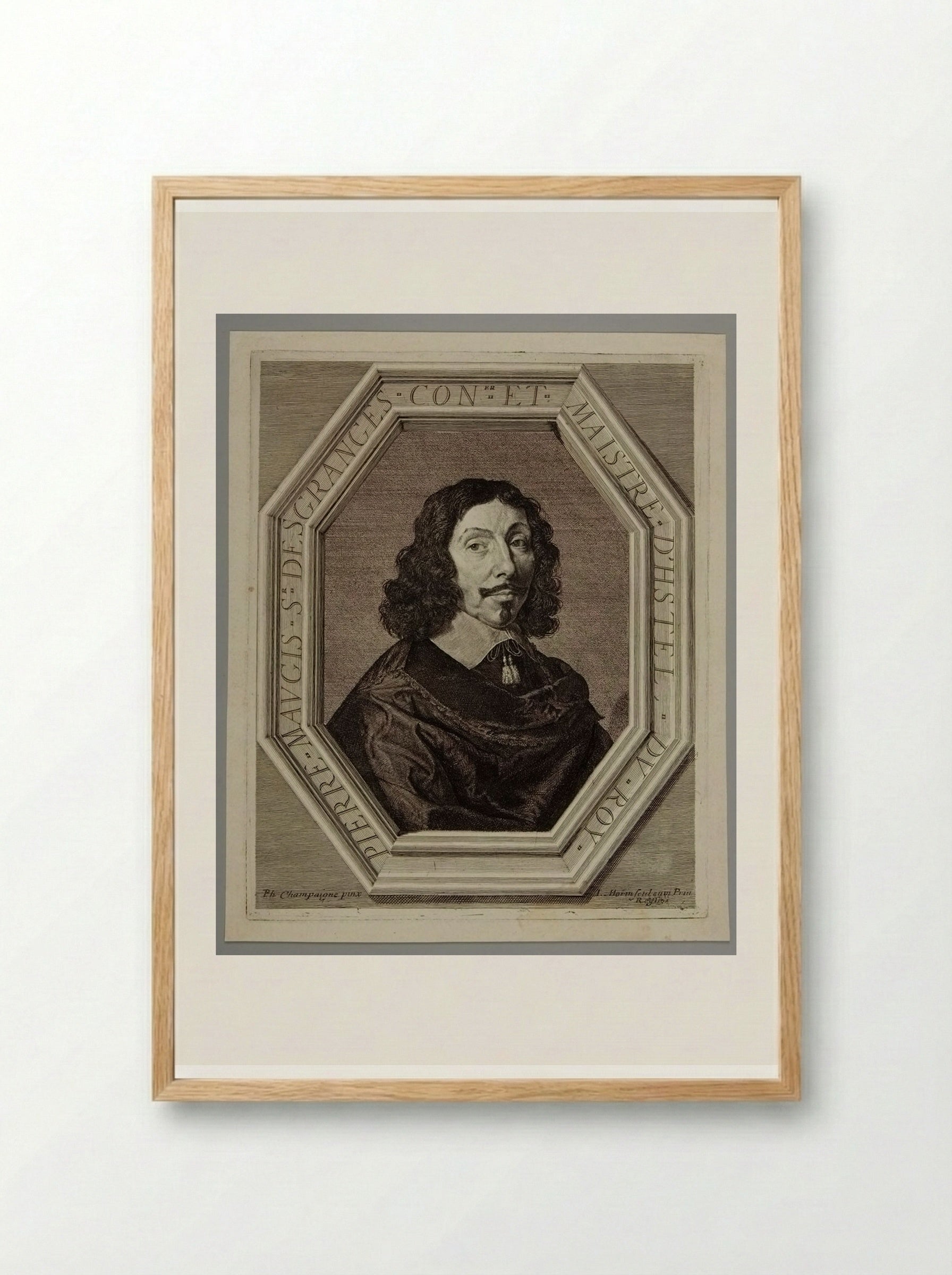 Pierre Maugis des Granges - Jean Morin - Framed Print Wood