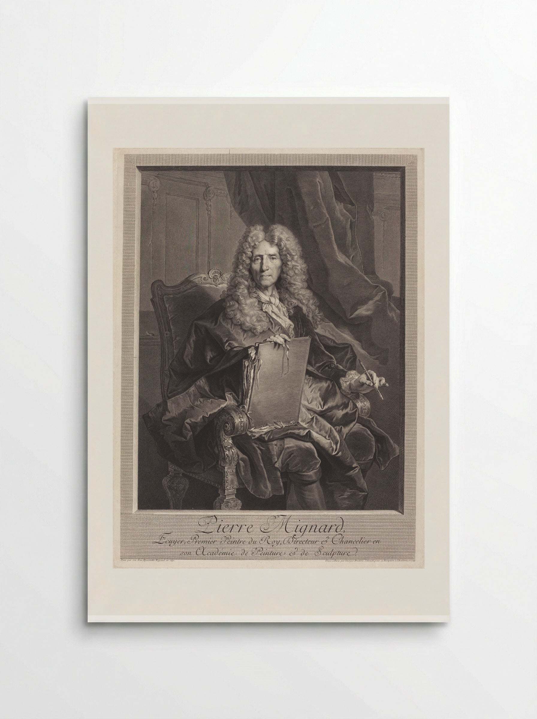 Pierre Mignard - Georg Friedrich Schmidt - Poster