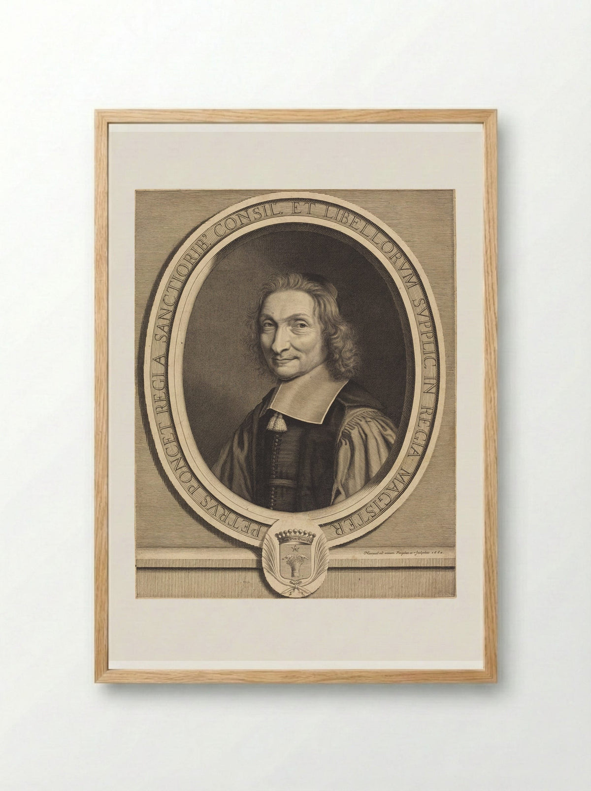 Pierre Poncet - Robert Nanteuil - Framed Print Wood