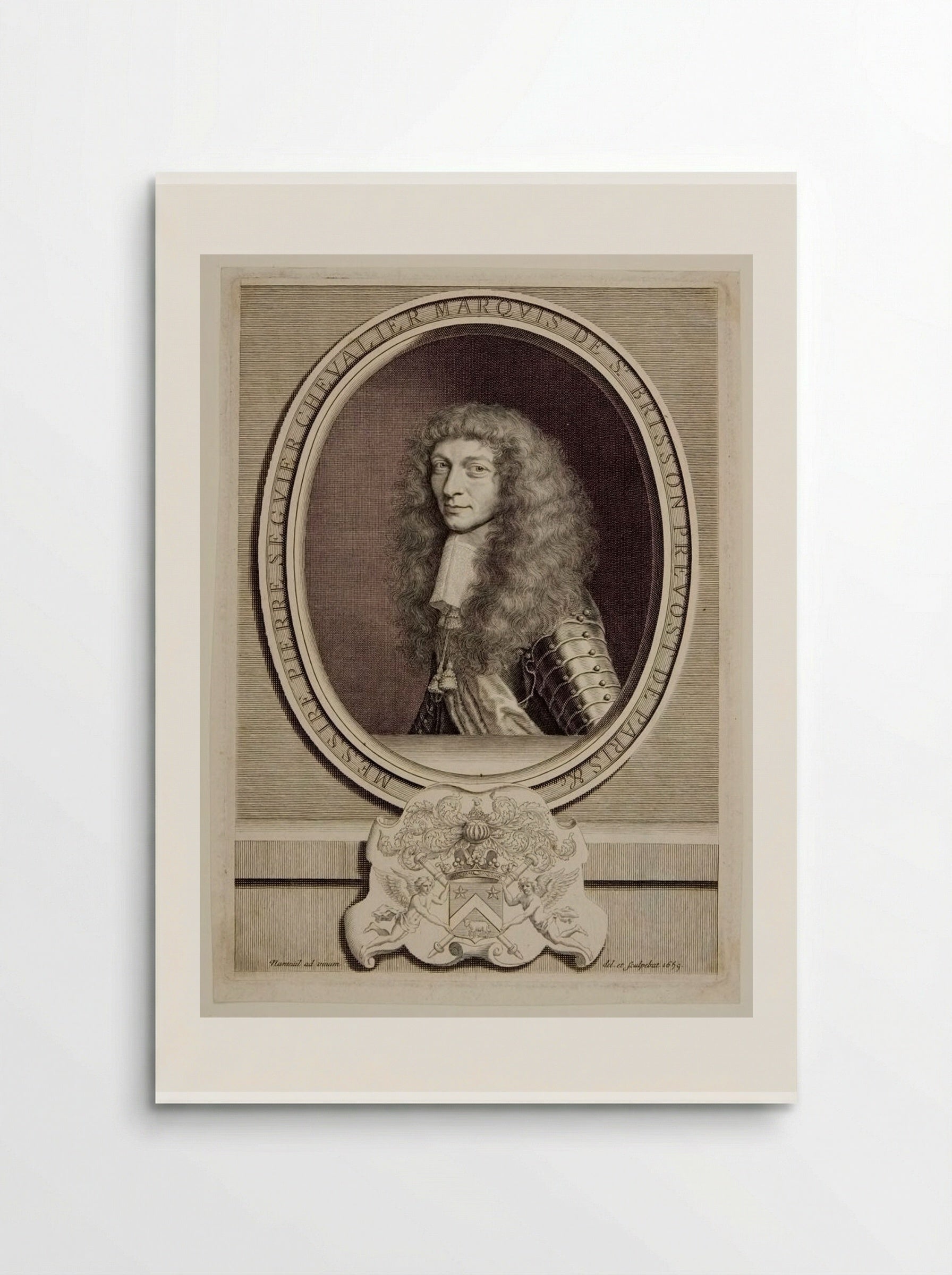 Pierre Séguier, Marquis de Saint-Brison - Robert Nanteuil - Poster