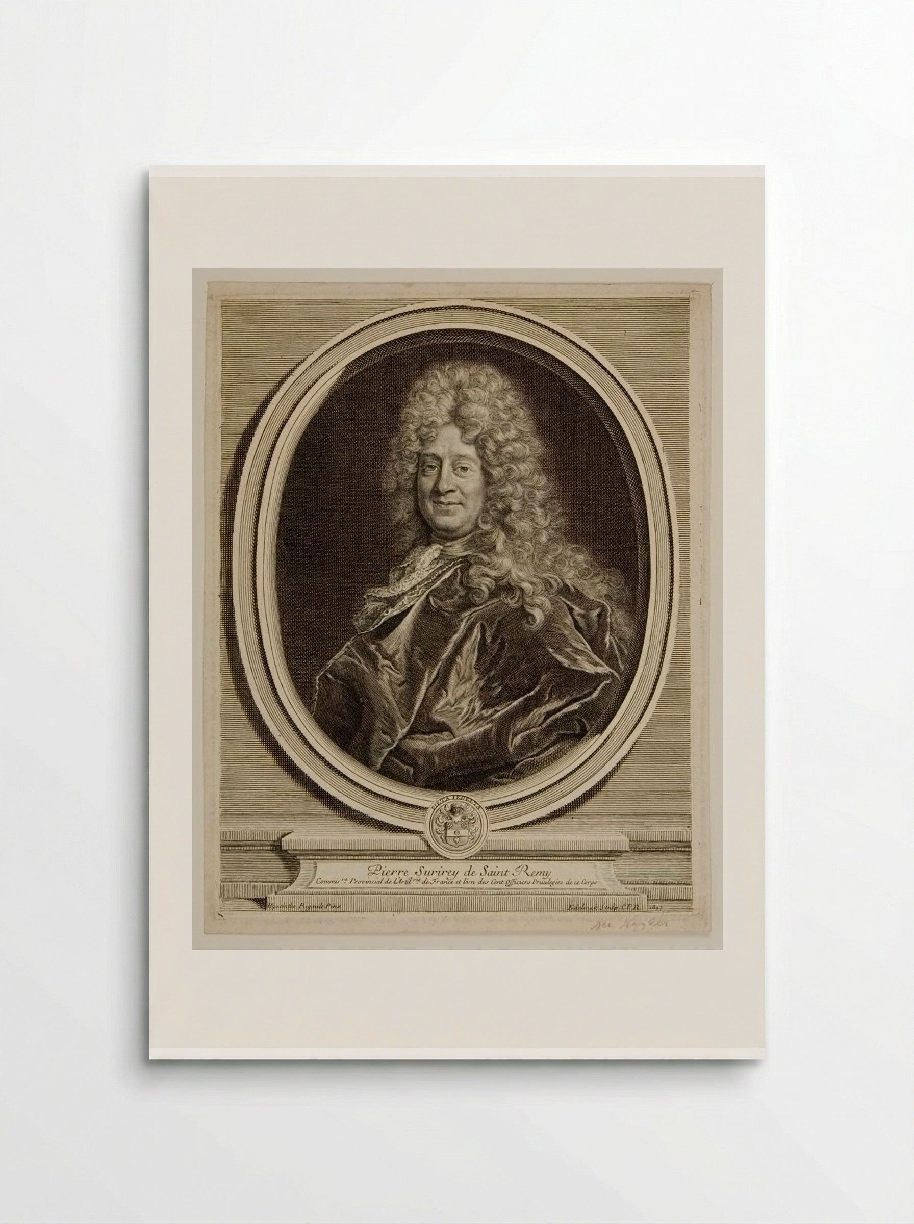 Pierre Surirey de Saint-Remy - Gérard Edelinck - Poster