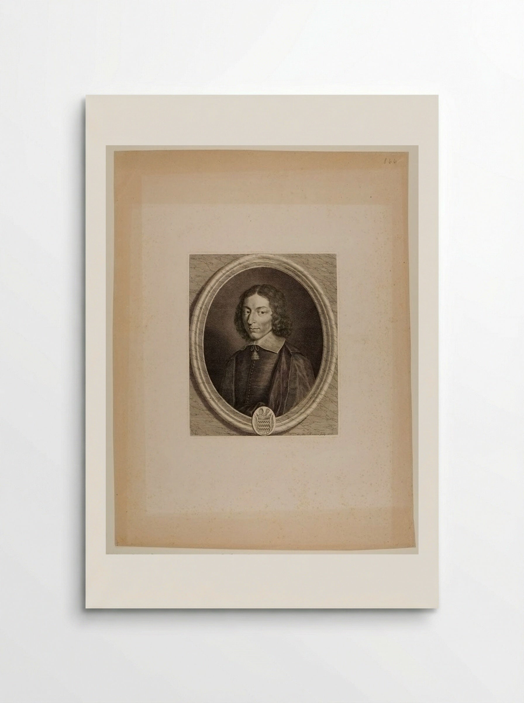 Pierre du Cambout, Cardinal de Coislin - Grégoire Huret - Poster