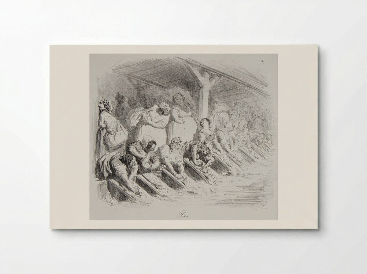 Pies (The Magpies) - Gustave Doré - Poster