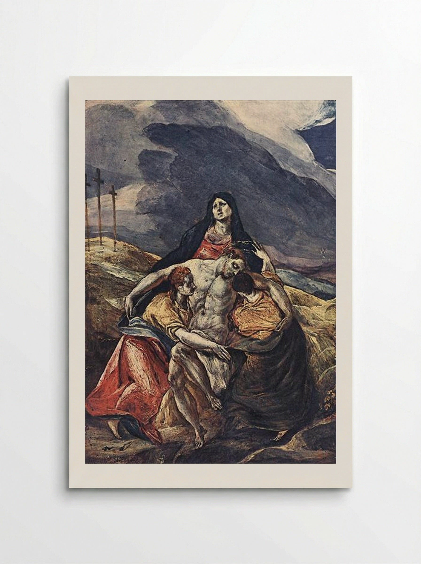 Pietà (The Lamentation of Christ) - El Greco - Poster