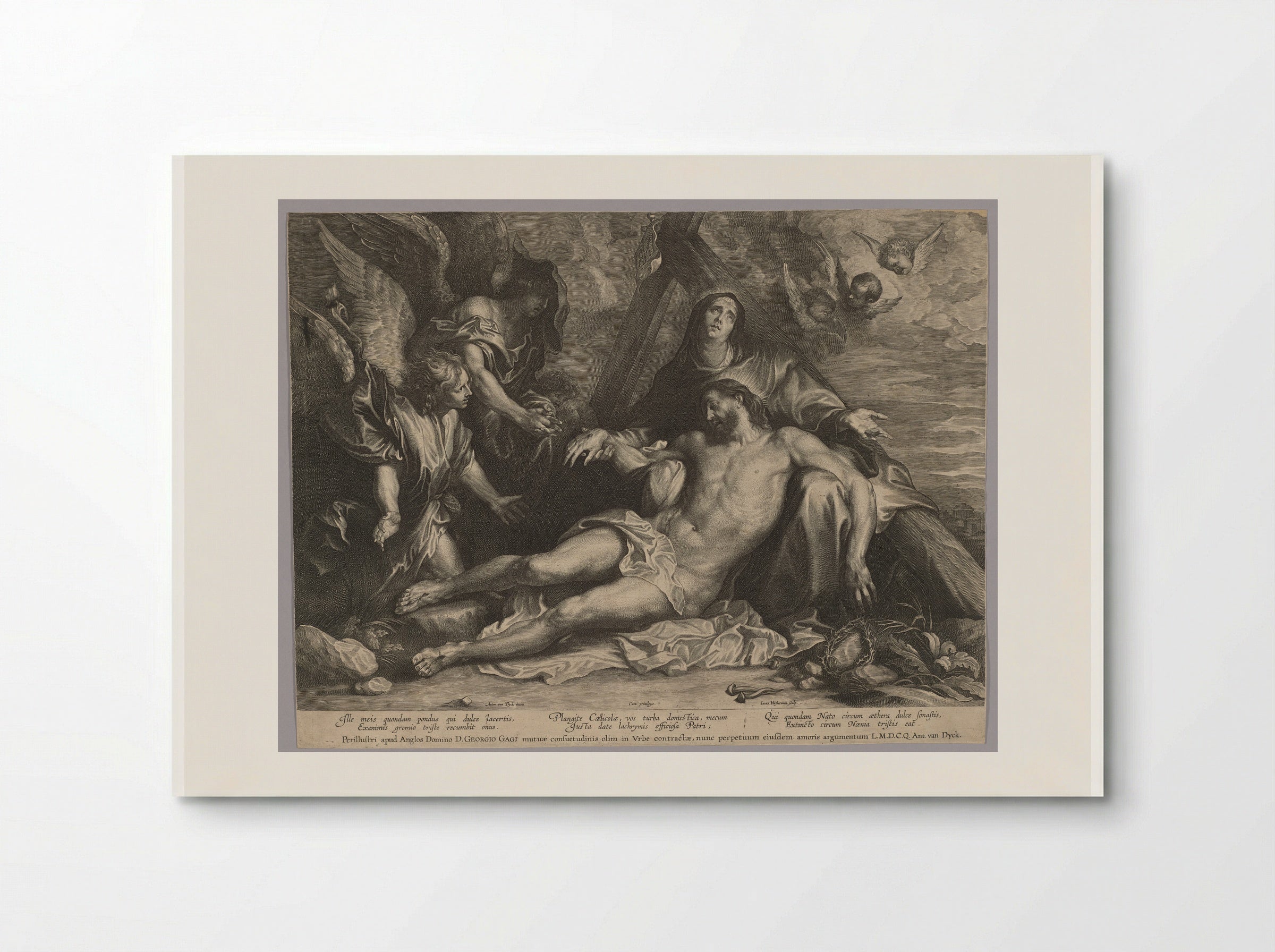 Pietà - Lucas Vorsterman I - Poster