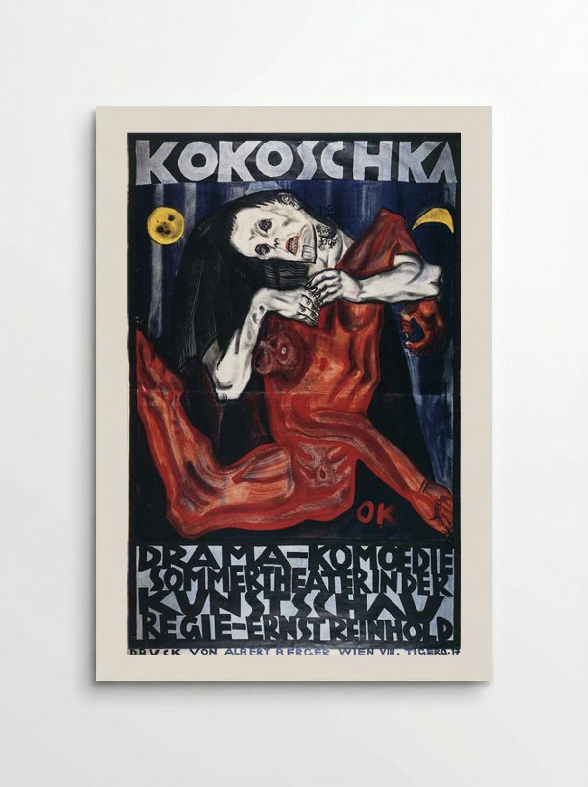 Pieta (Poster for the Kunstschau) - Oskar Kokoschka - Poster