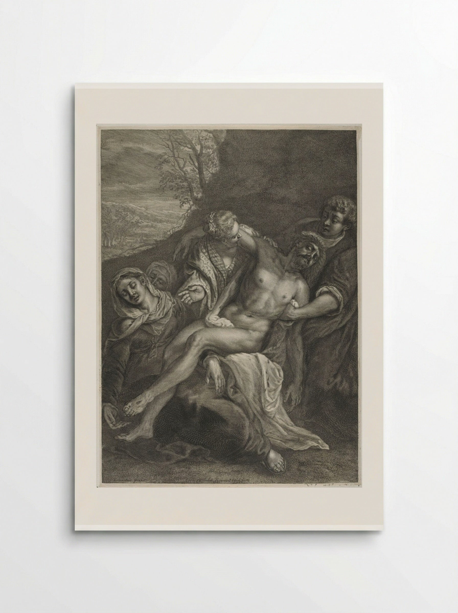 Pieta - Cornelis Visscher - Poster