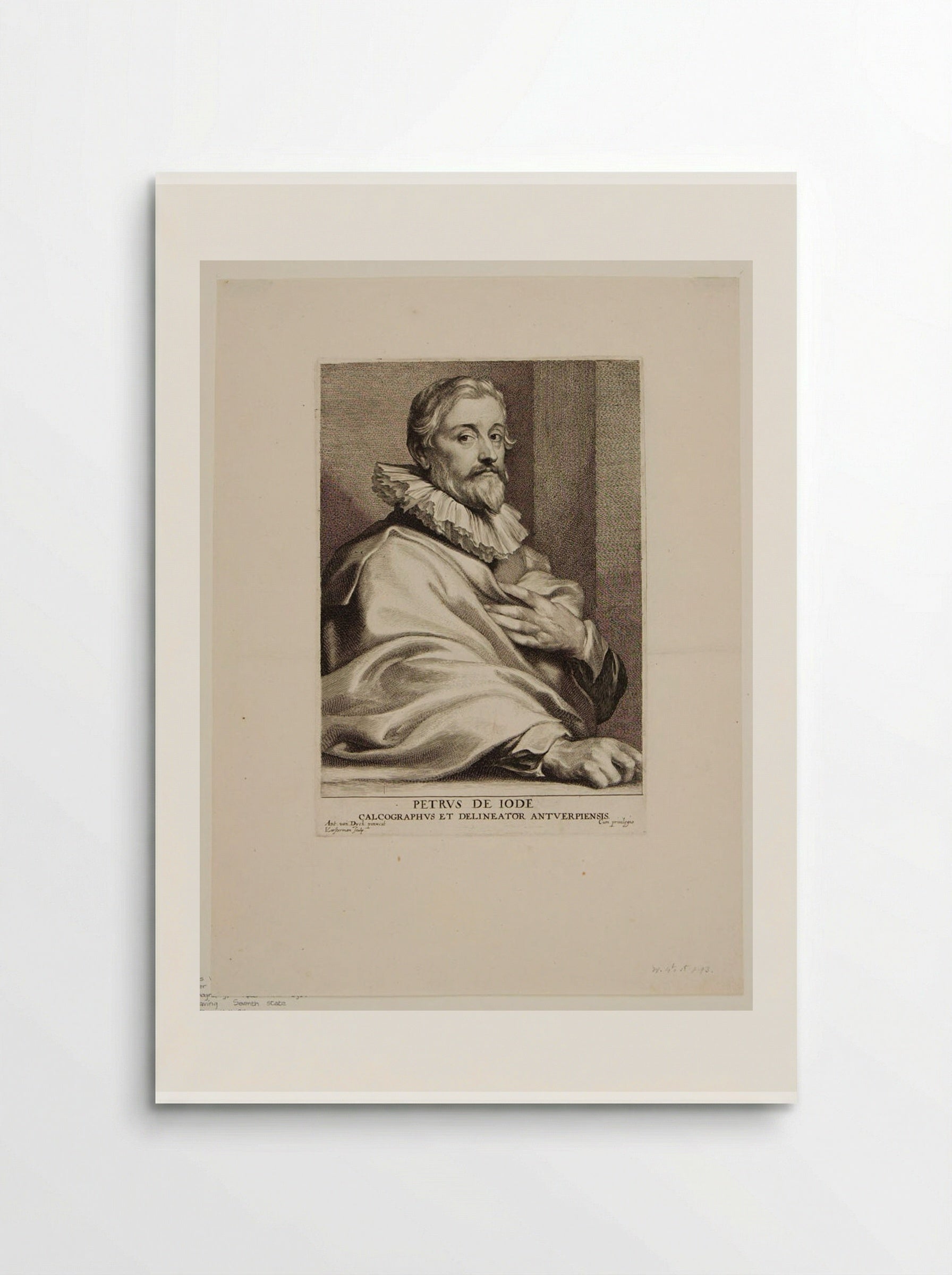 Pieter de Jode the Elder - Lucas Vorsterman I - Poster