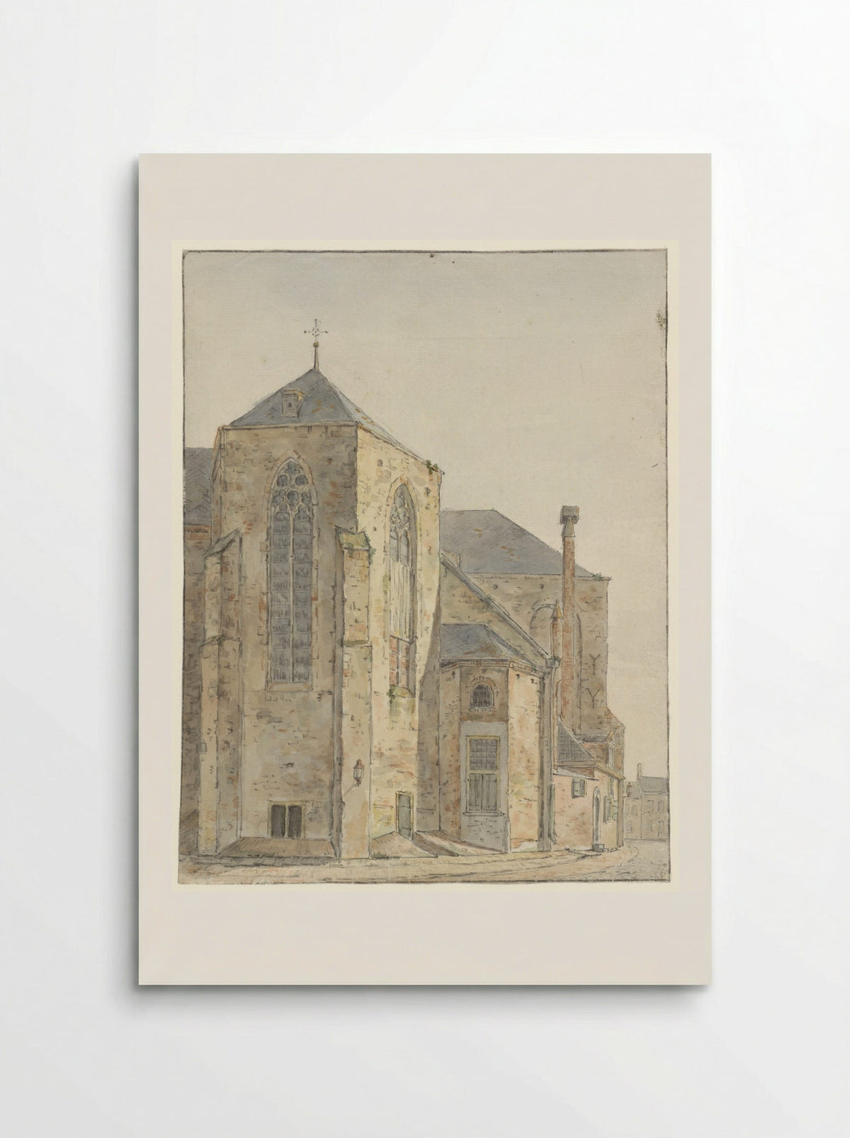 Pieterskerk te Utrecht - Pieter van Oort Hzn - Poster