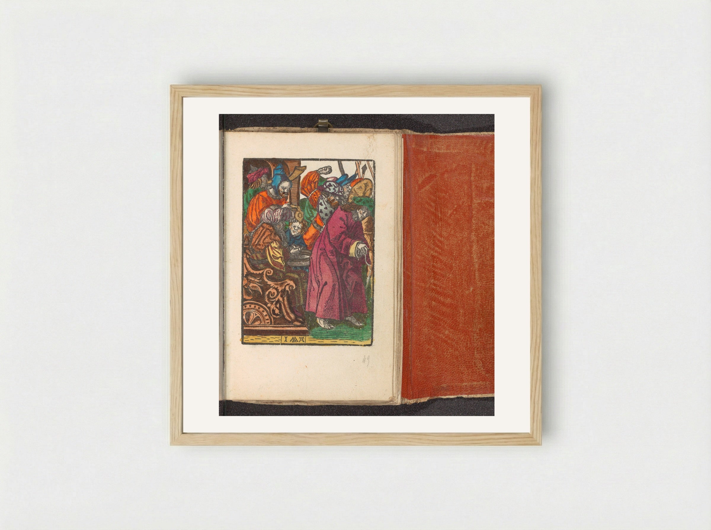 Pilate Washing His Hands - Doen Pietersz. - Framed Print Wood