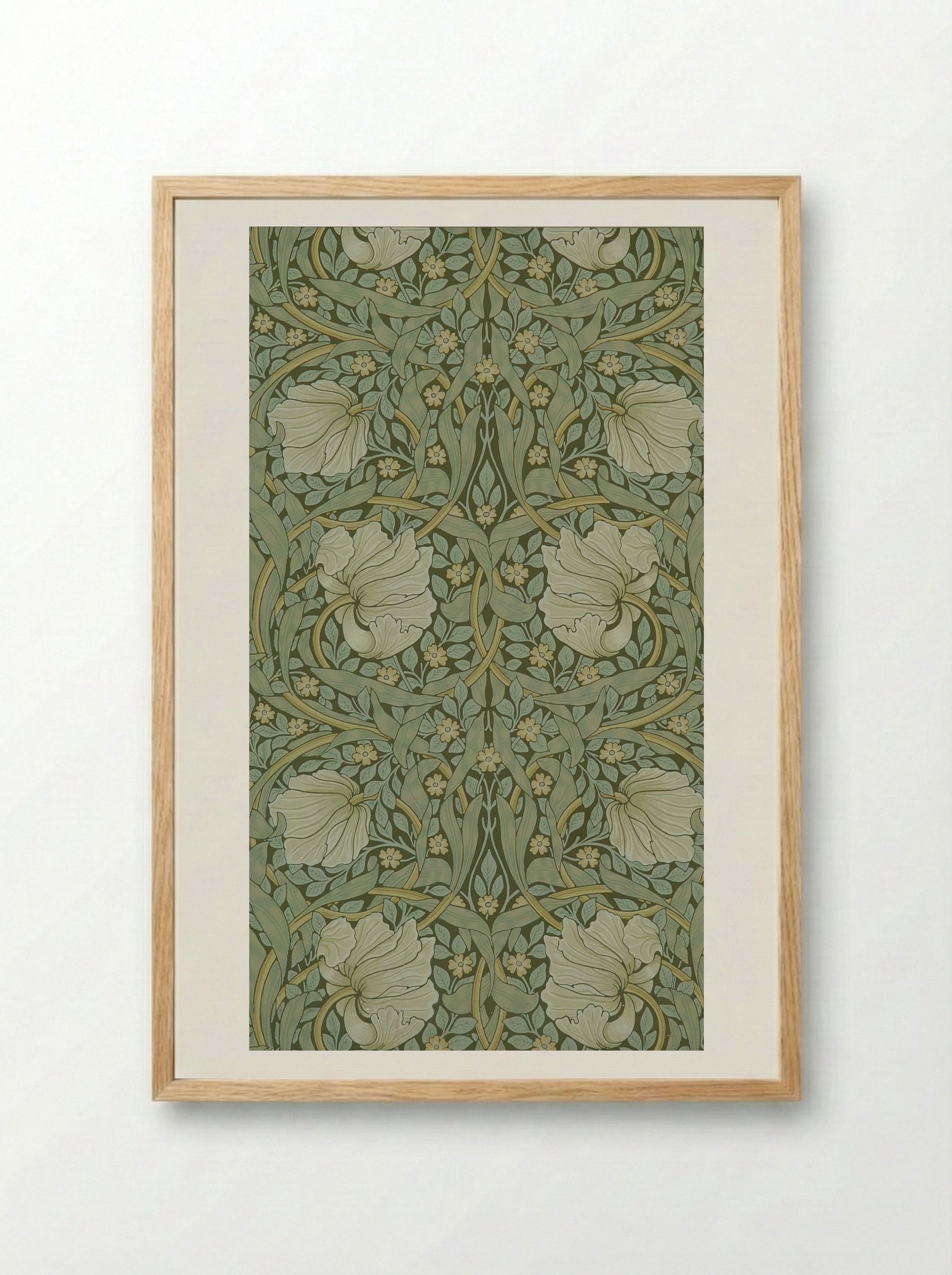 Pimpernel - William Morris - Framed Print Wood