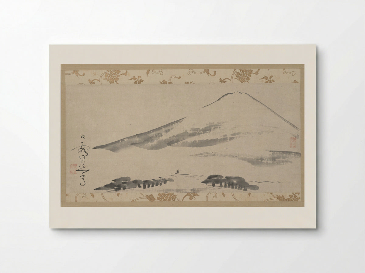 Pines on Mount Tai (after Gao Qian) - Ikeno Taiga - Poster