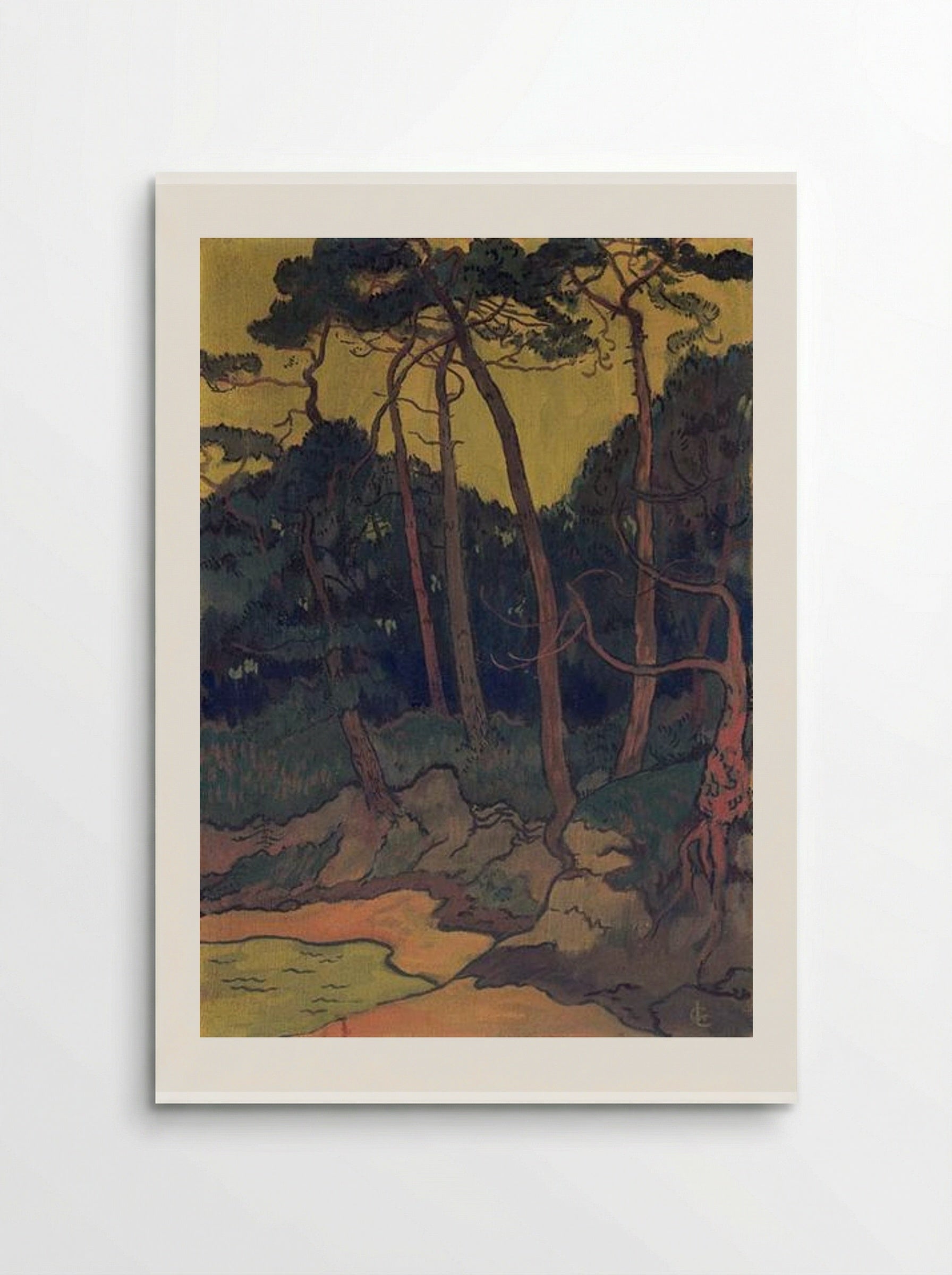 Pines on the Shore - Georges Lacombe - Poster