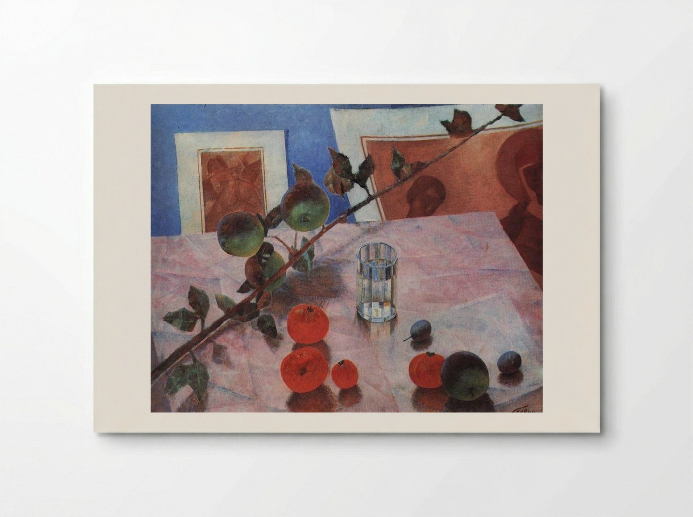 Pink Still Life - Kuzma Petrov-Vodkin - Poster