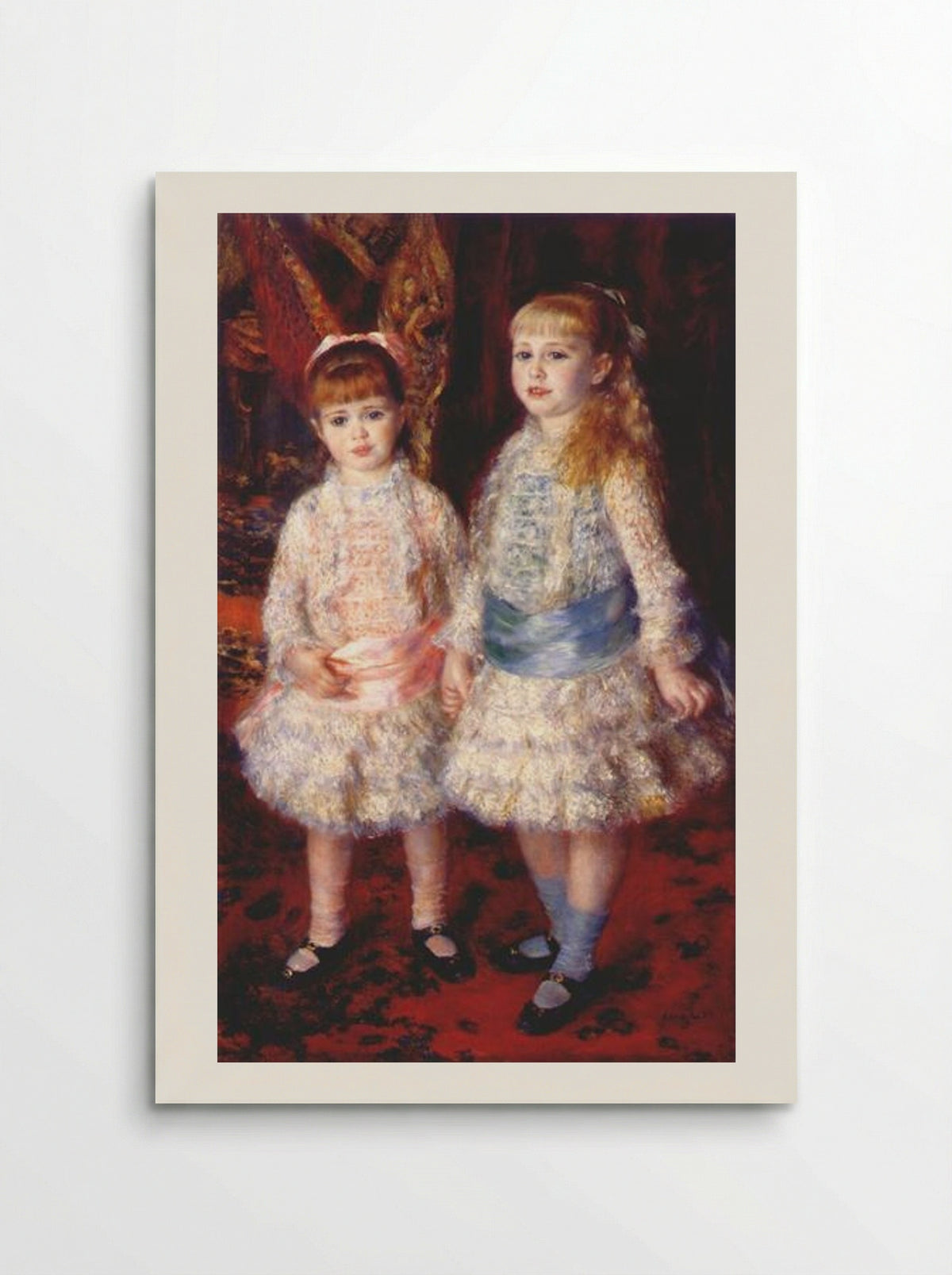 Pink and Blue - Pierre-Auguste Renoir - Poster