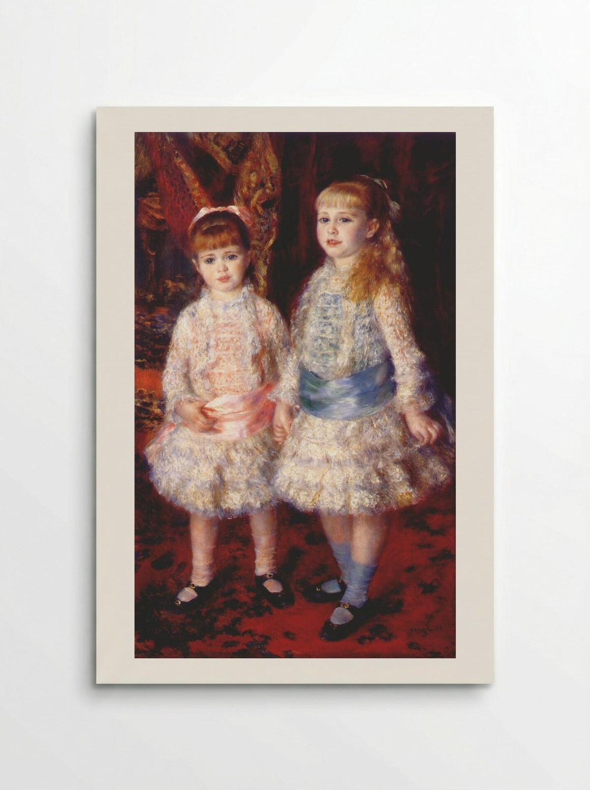 Pink and Blue - Pierre-Auguste Renoir - Poster