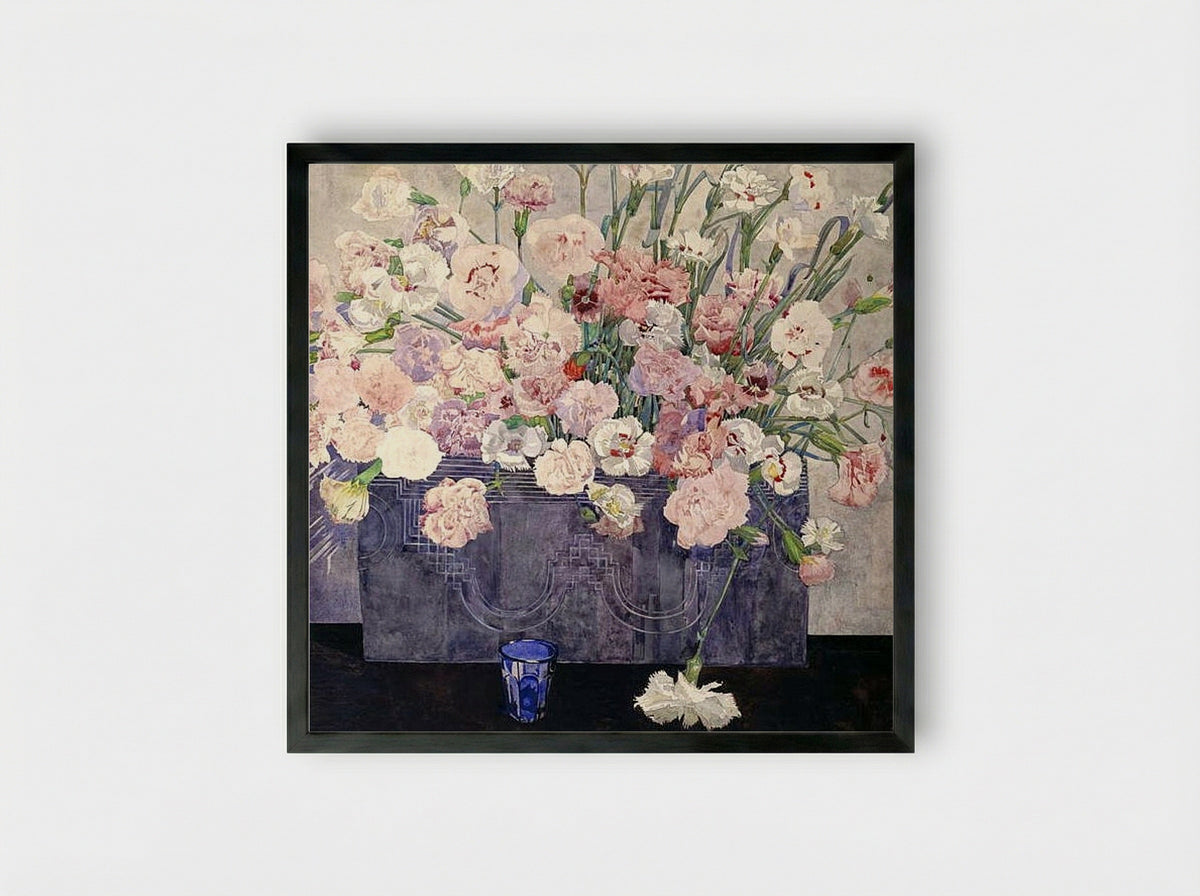 Pinks - Charles Rennie Mackintosh - Framed Print Black