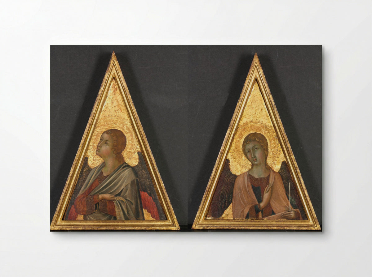 Pinnacle with Angel (pair) - Niccolò di Segna - Poster