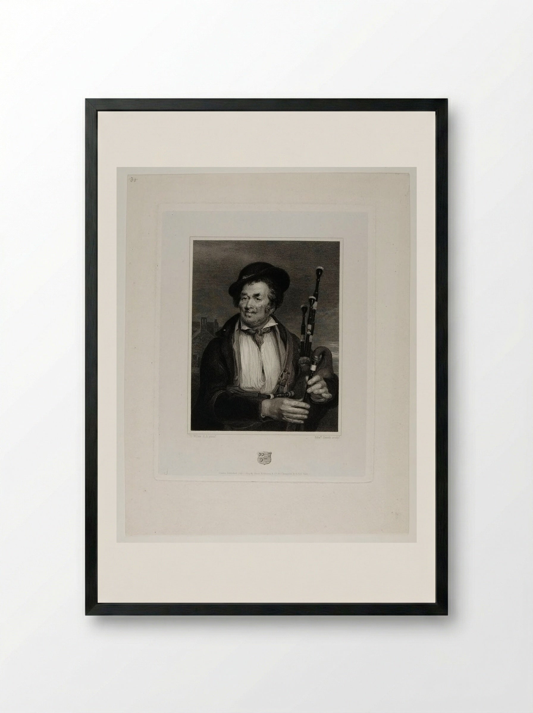 Piper - Edward Smith - Framed Print Black