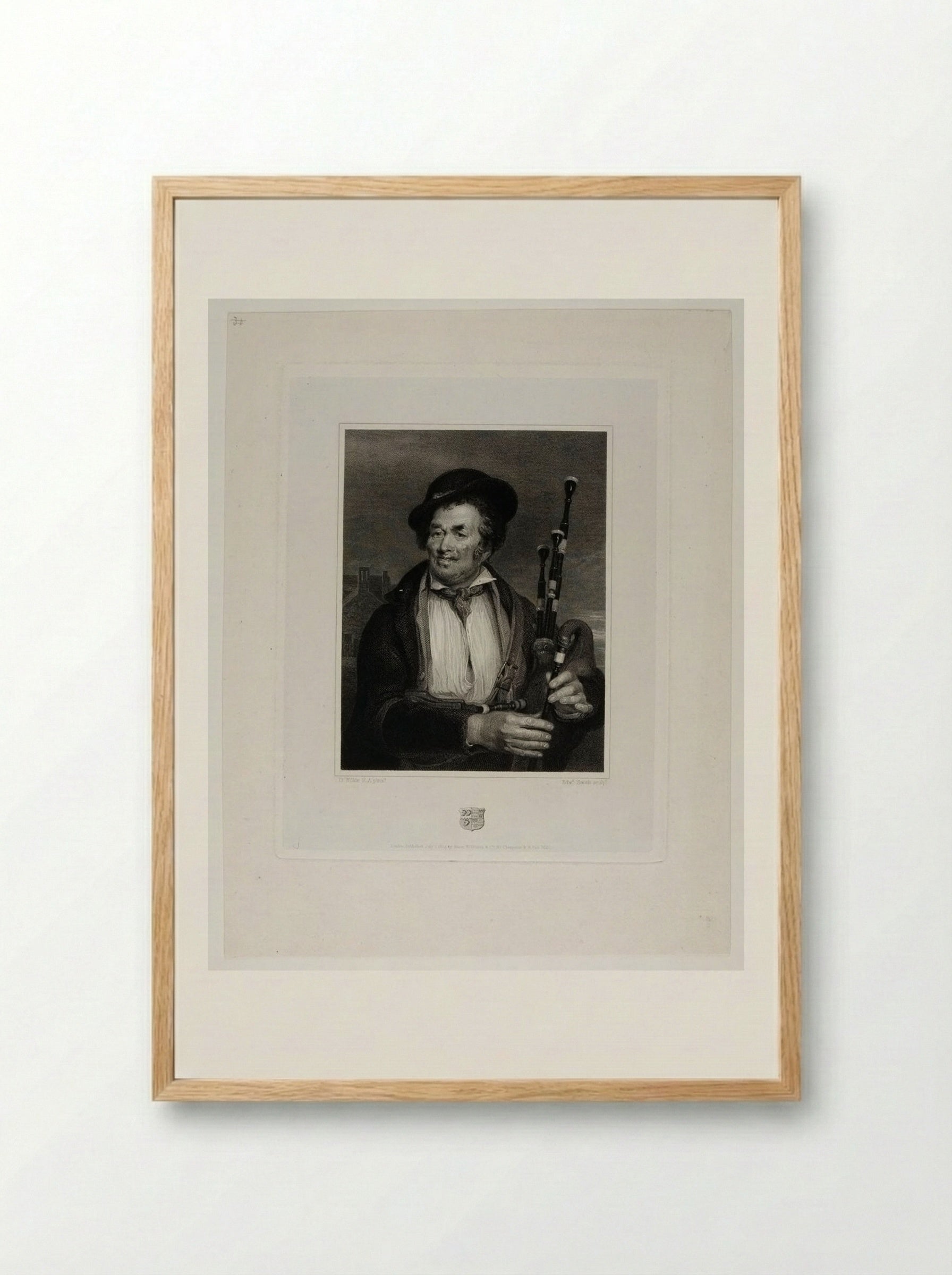 Piper - Edward Smith - Framed Print Wood