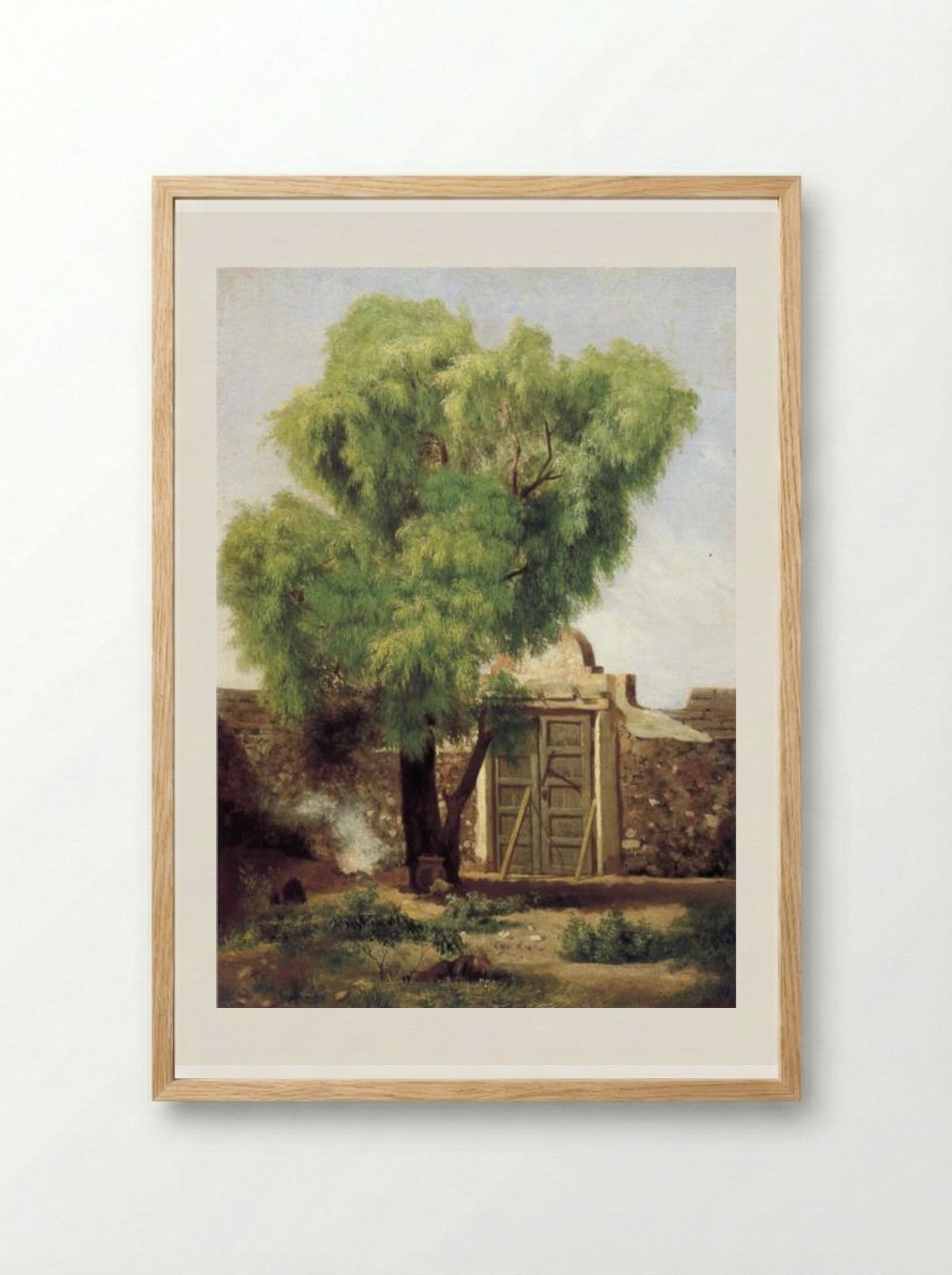 Pirú - José María Velasco - Framed Print Wood