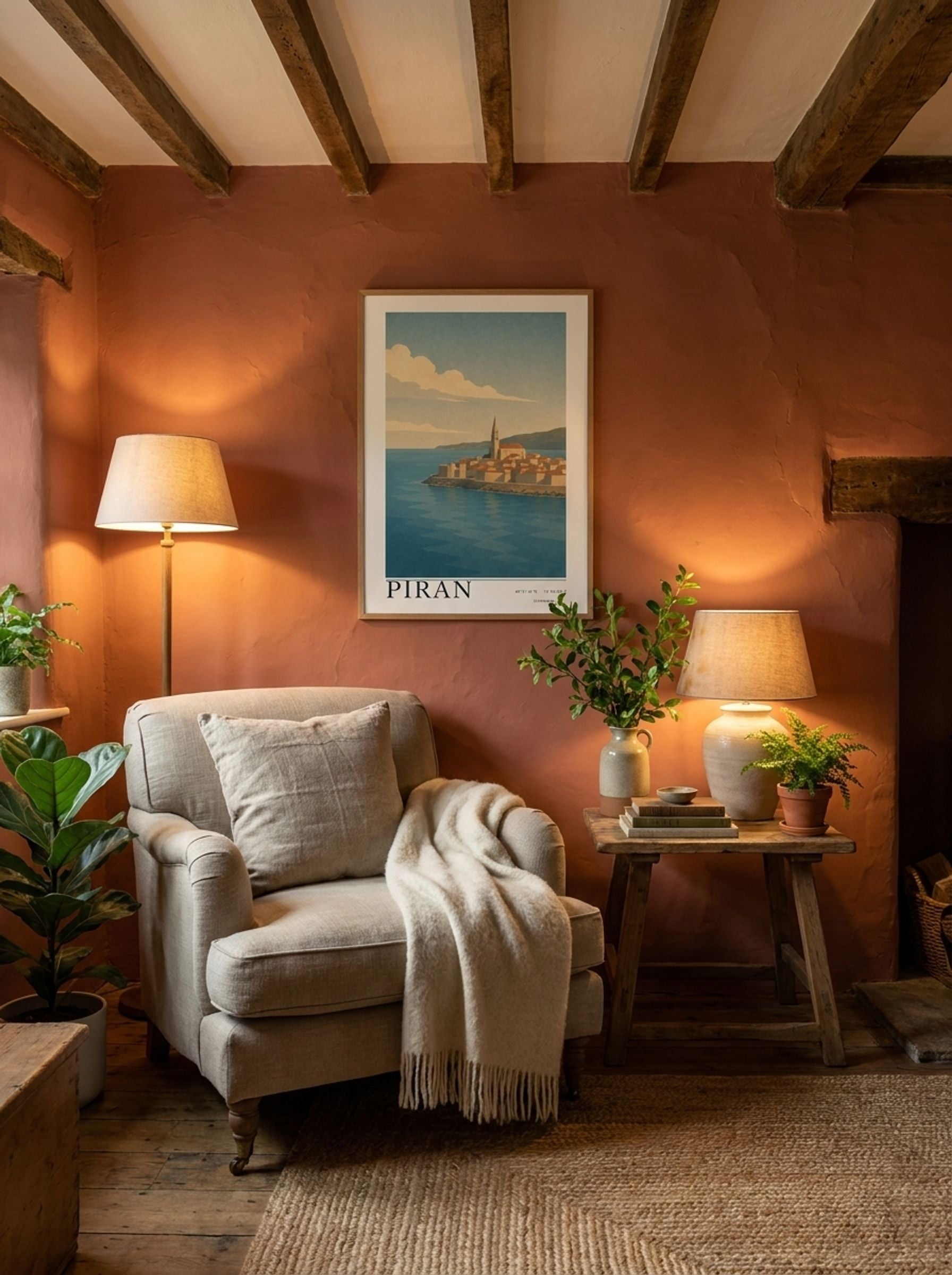 Piran Travel Poster Artwork - Lifestyle