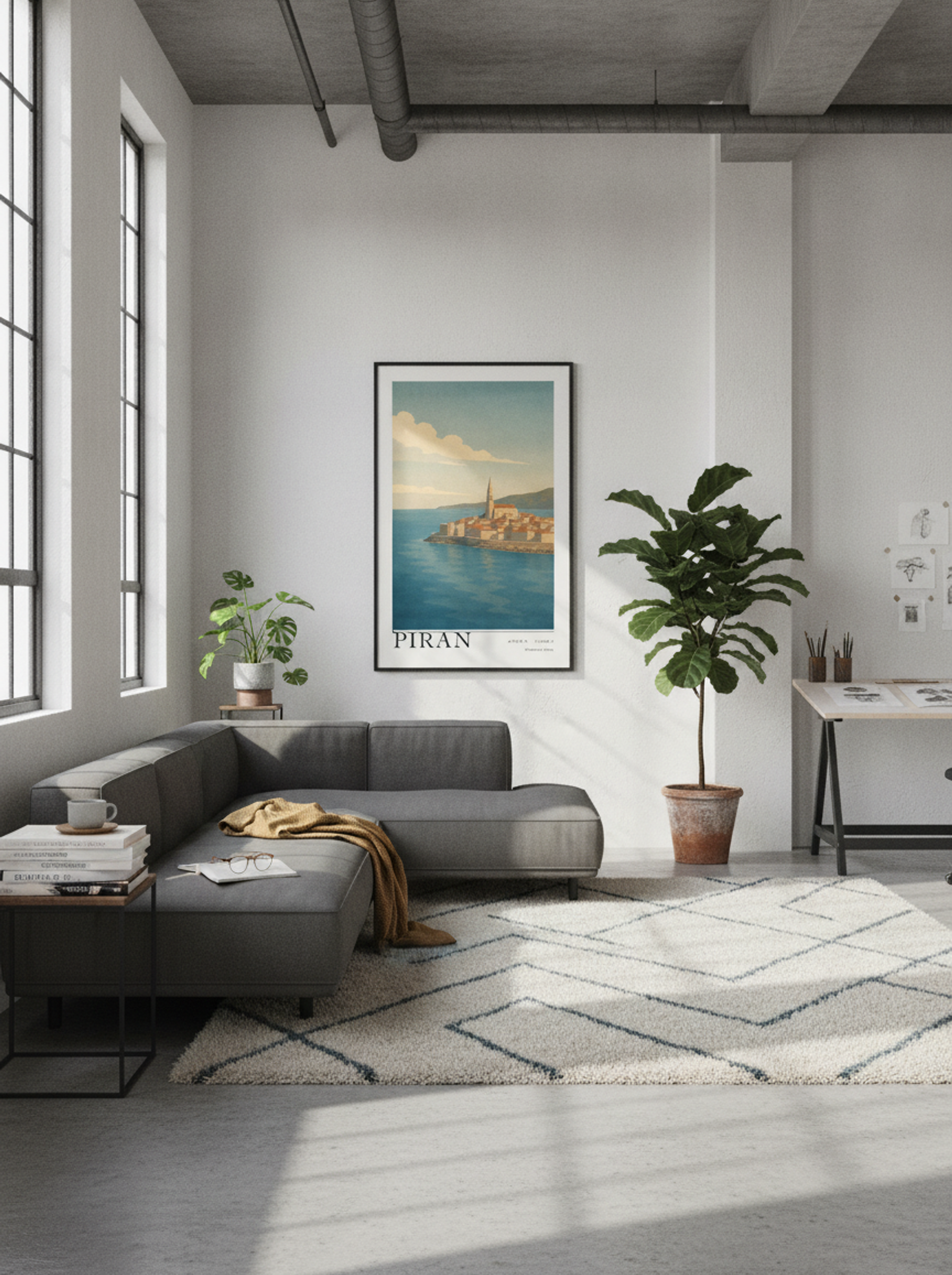 Piran Travel Poster Artwork - Lifestyle