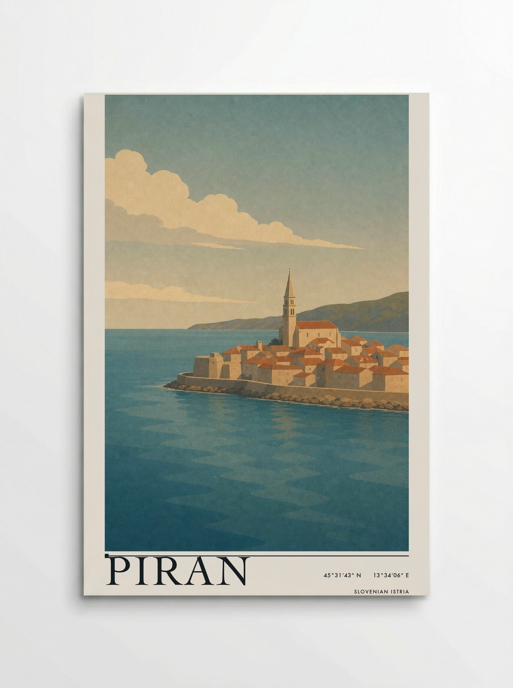 Piran Travel Poster Artwork - Poster