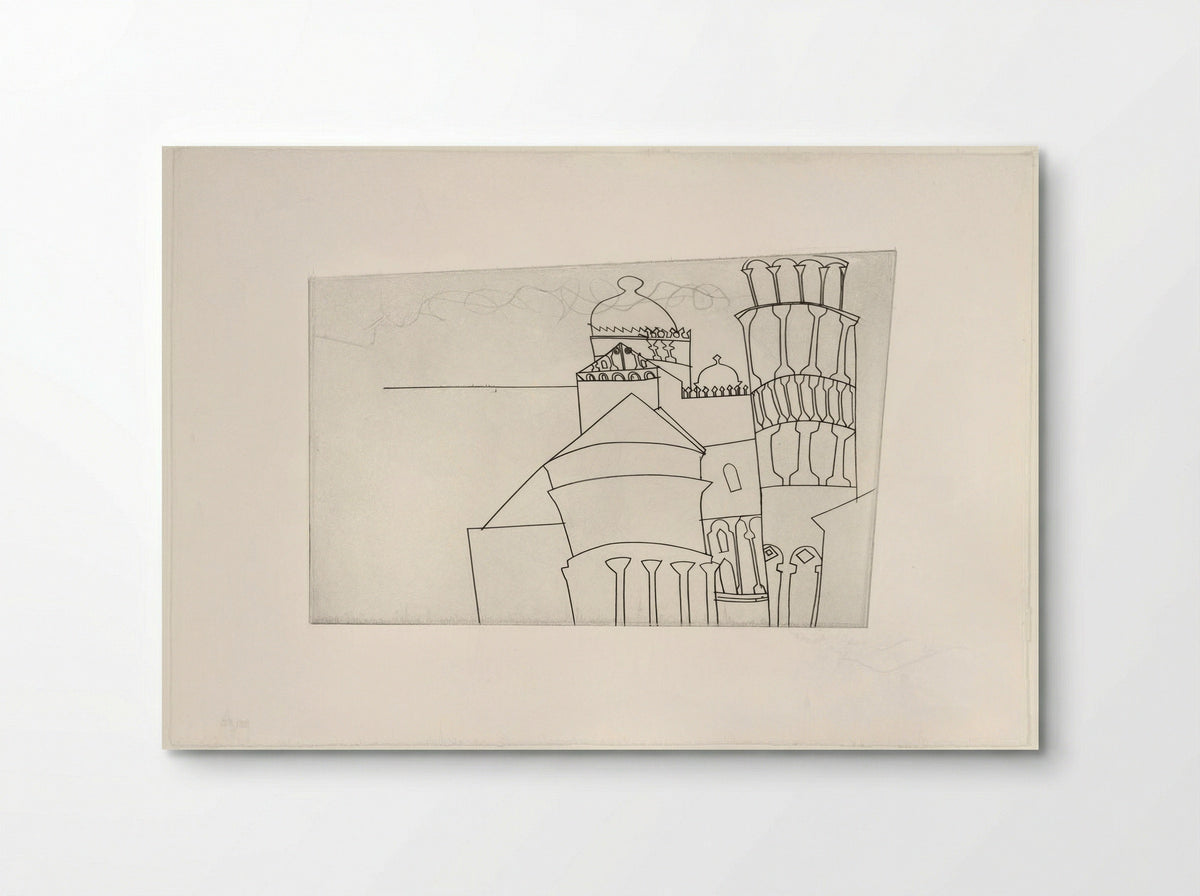 Pisa as intended - Ben Nicholson - Poster