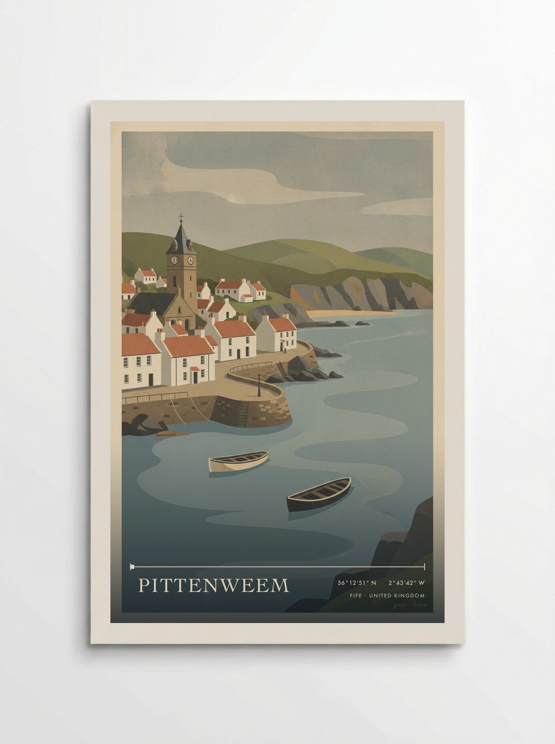 Pittenweem Fife United Kingdom Travel Poster - Poster