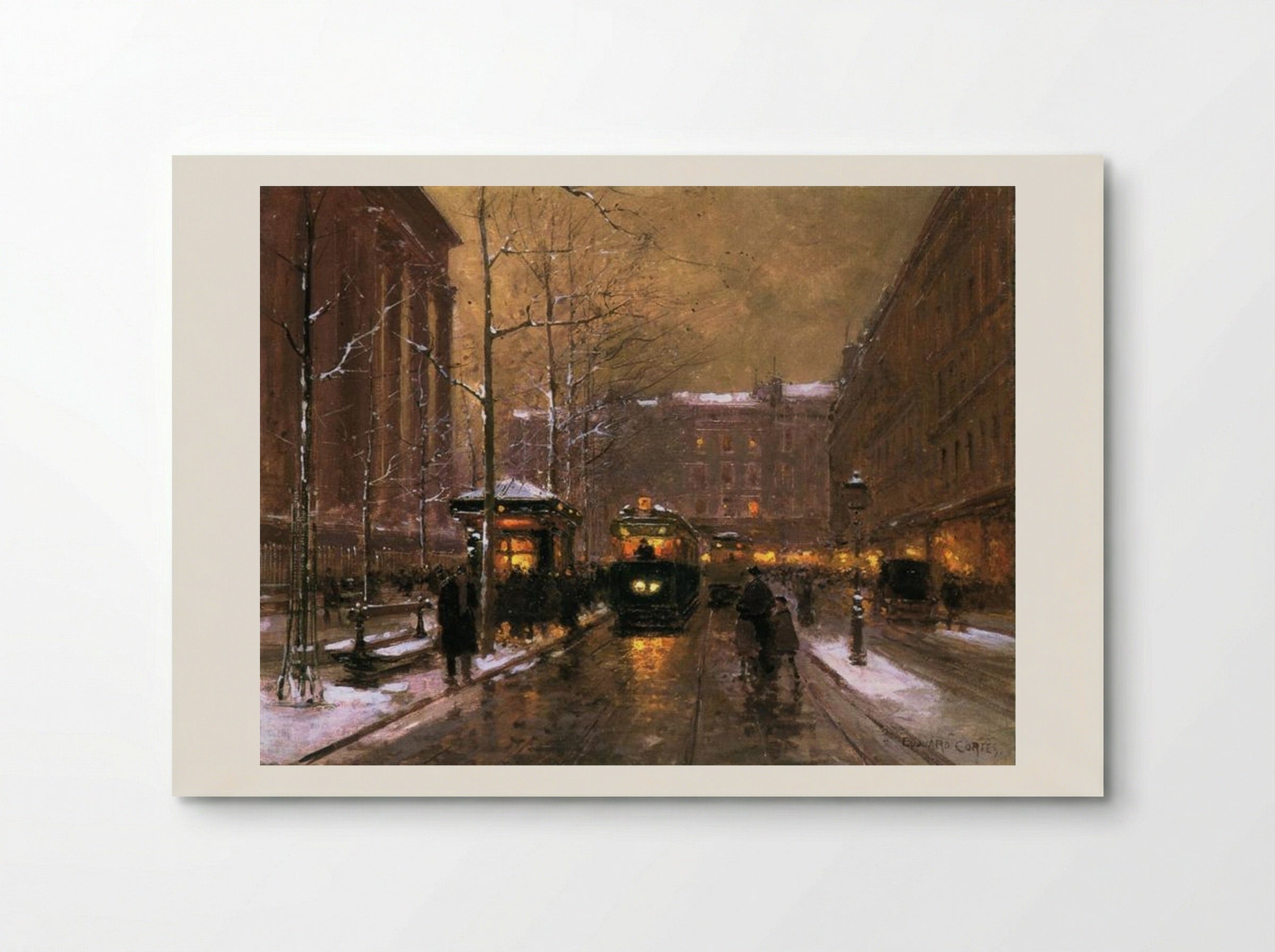 Place de la Madeleine - Edouard Cortes - Poster