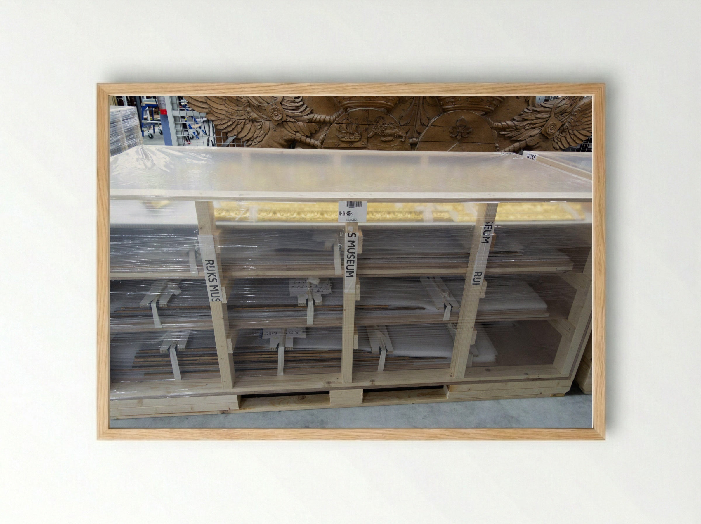 Plafonddelen - Theodoor van der Schuer - Framed Print Wood