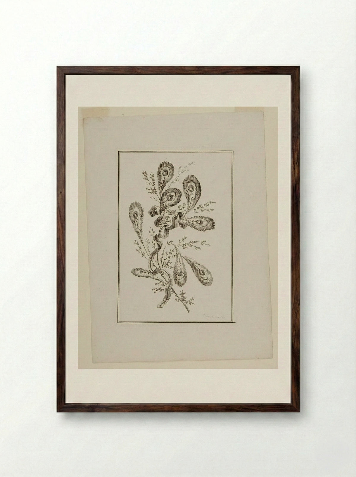 Plant Fantasy - Jeanne Deny - Framed Print Dark Wood