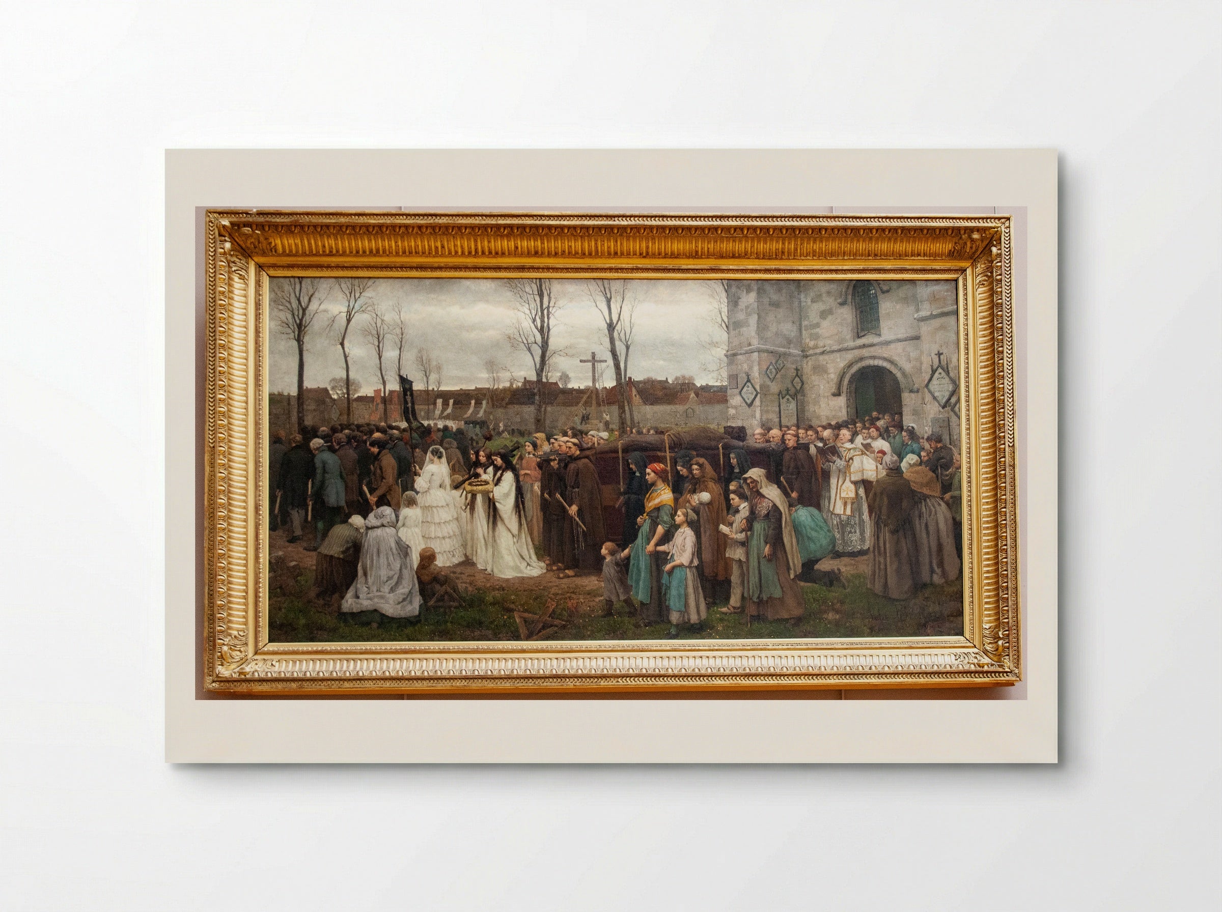 Plantation d'un Calvaire - Jules Breton - Poster