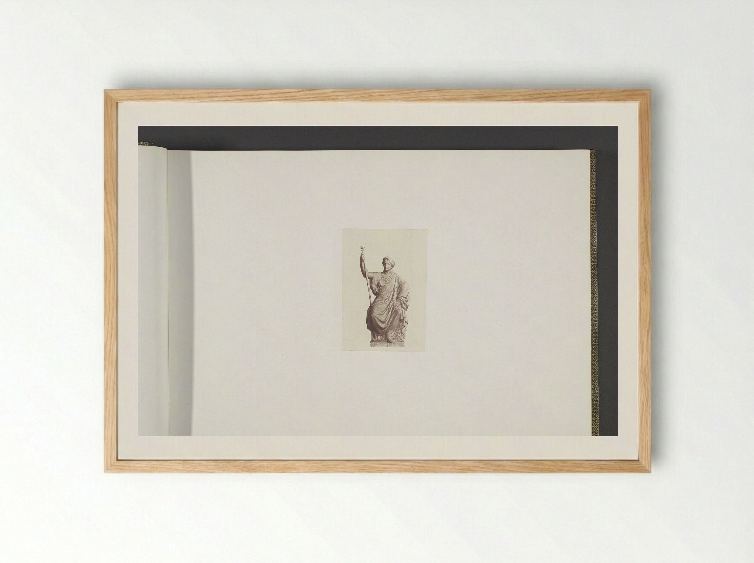 Plaster Model for the Sculpture 'La France' - Édouard Denis Baldus - Framed Print Wood