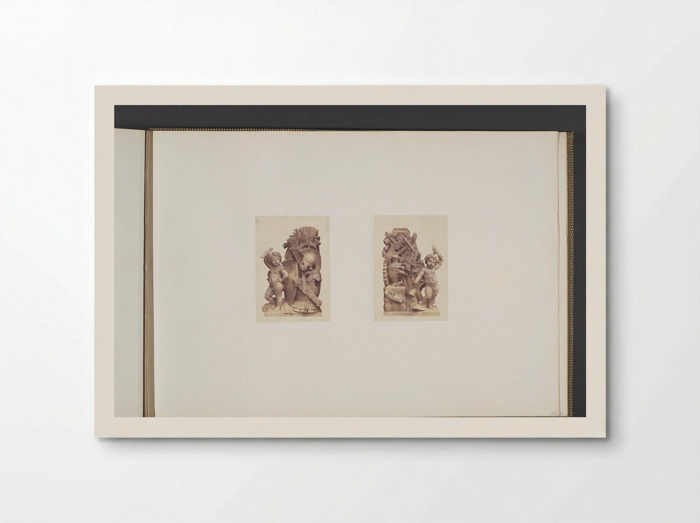 Plaster Models for Sculptures at the Palais du Louvre - Édouard Denis Baldus - Poster