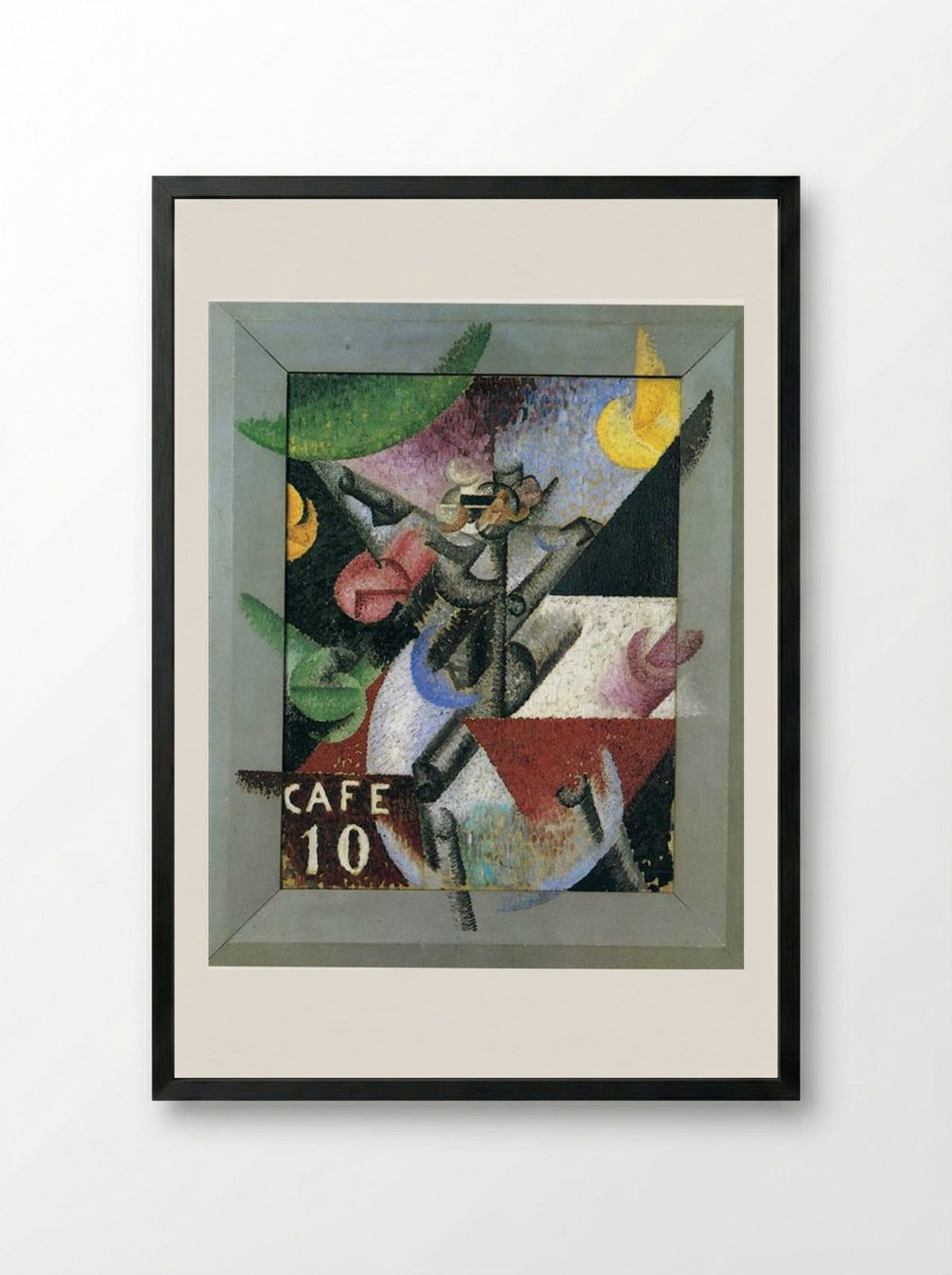 Plastic Rhythm of the 14th of July - Gino Severini - Framed Print Black