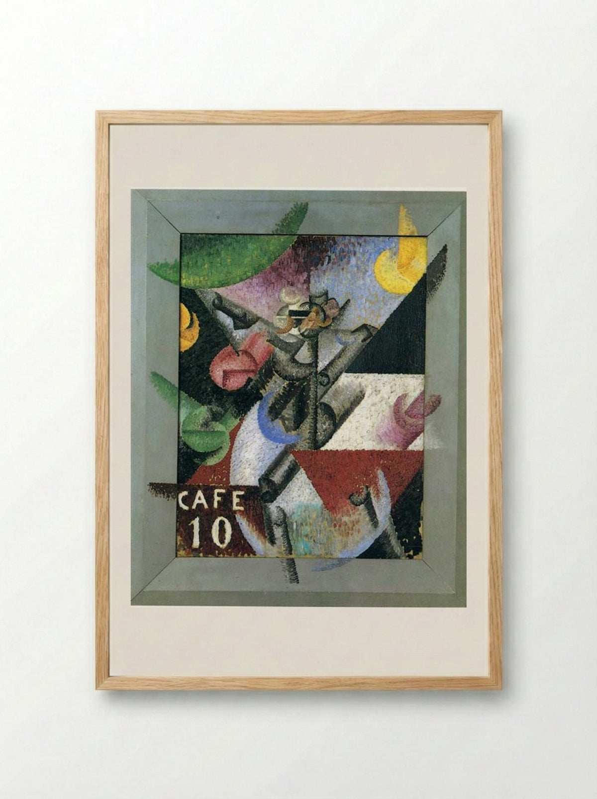 Plastic Rhythm of the 14th of July - Gino Severini - Framed Print Wood