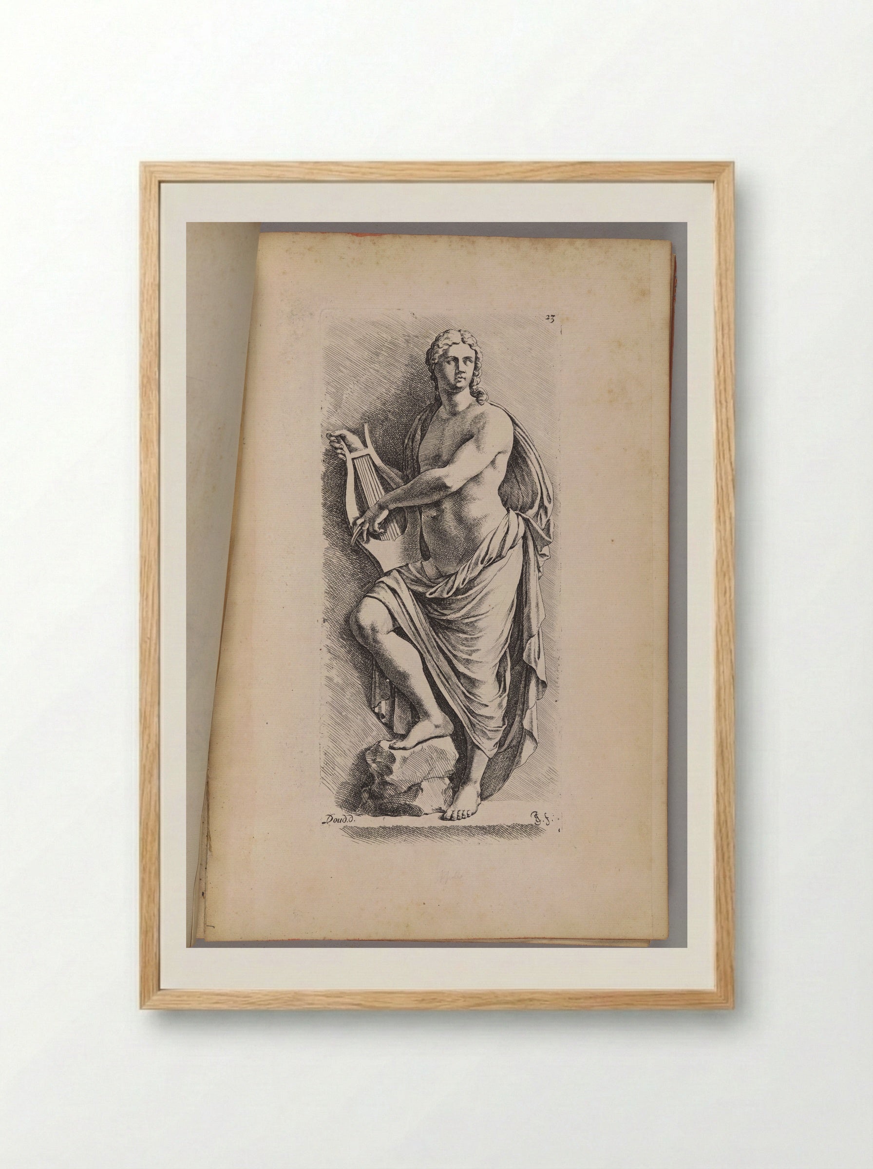 Plate 23: Apollo - Jan de Bisschop - Framed Print Wood