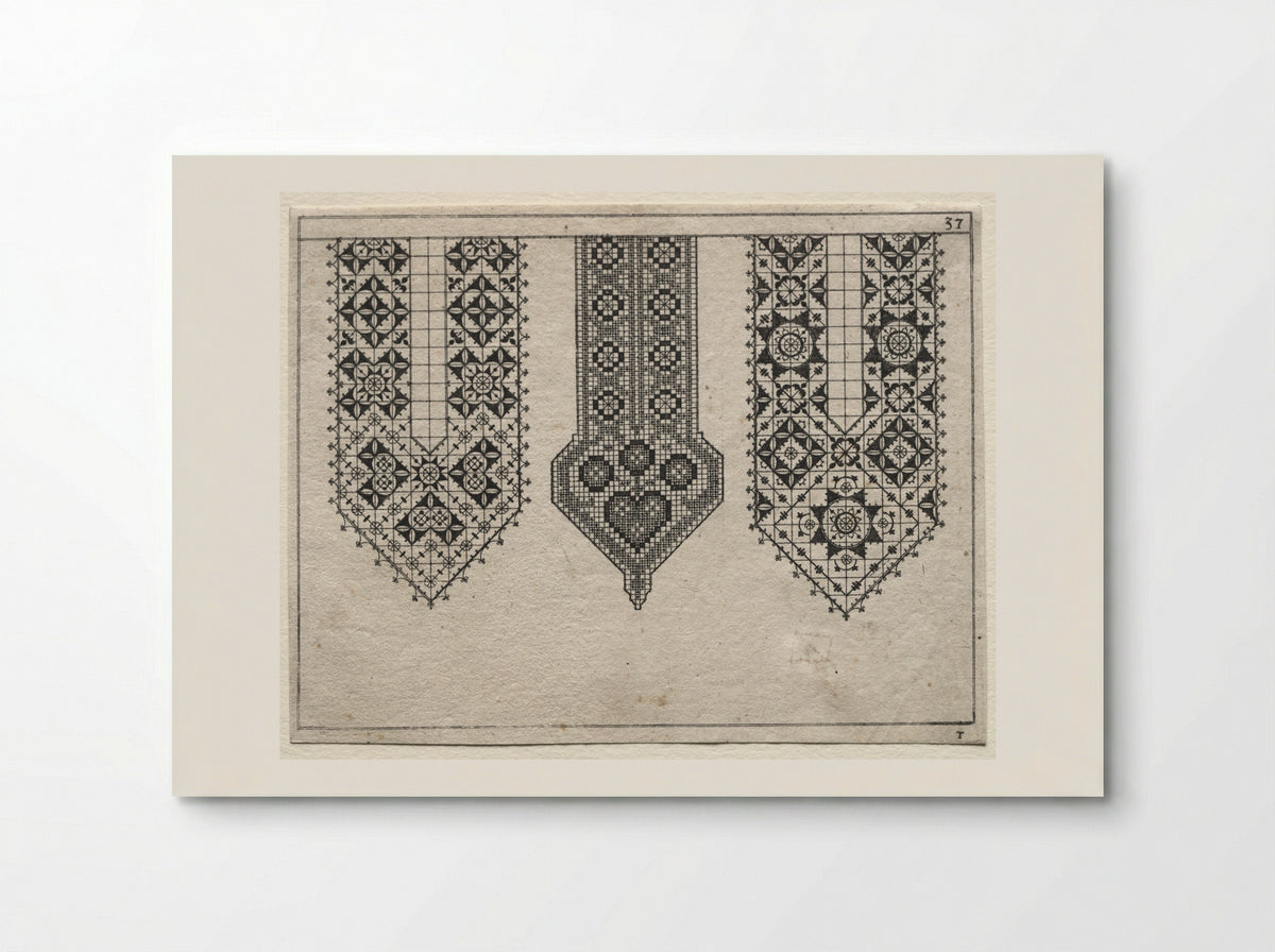 Plate 37 from Schon News Modelbuch - Hans Sibmacher - Poster