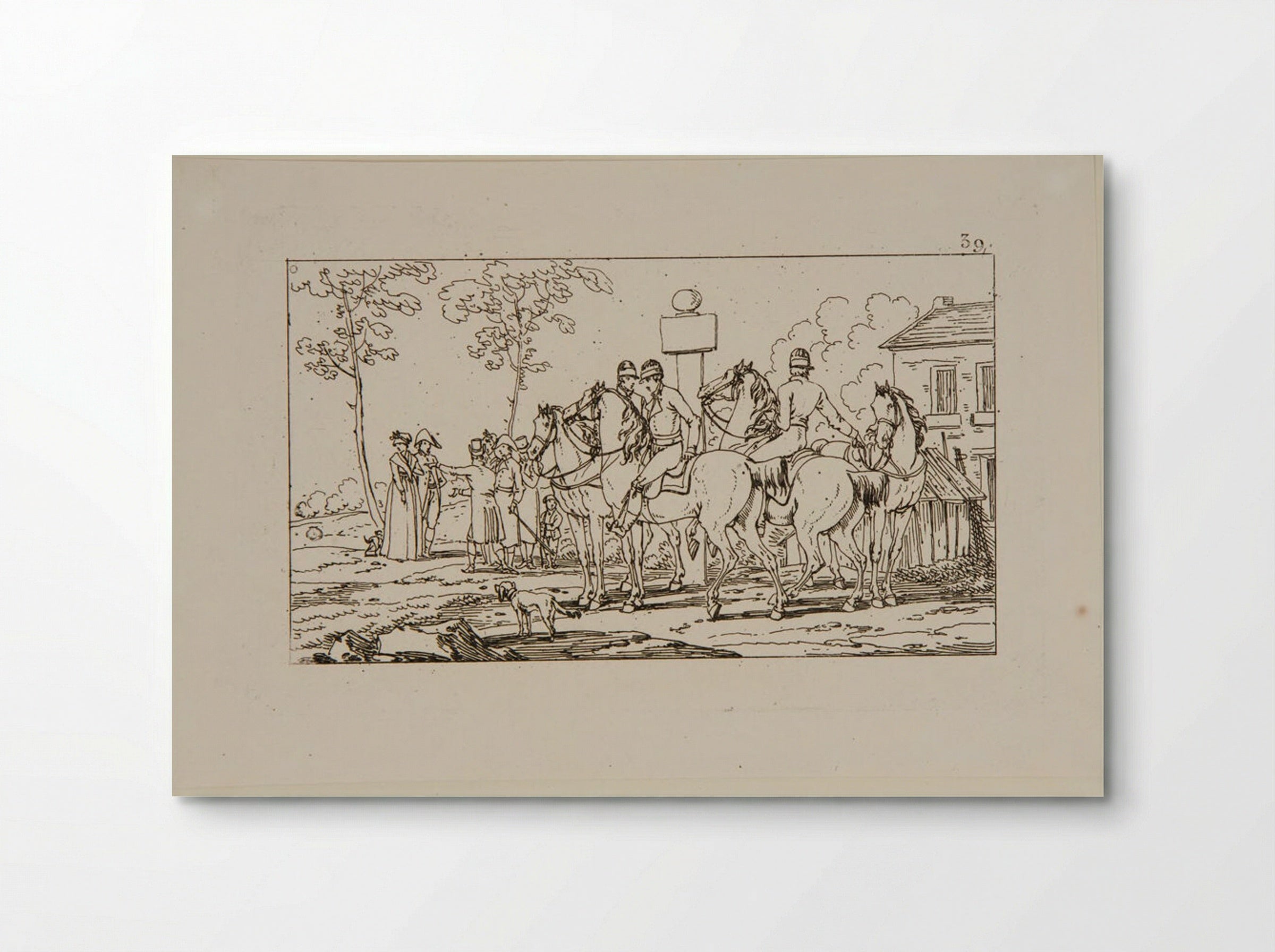 Plate XXXVI - Jacques-Francois-Joseph Swebach - Poster