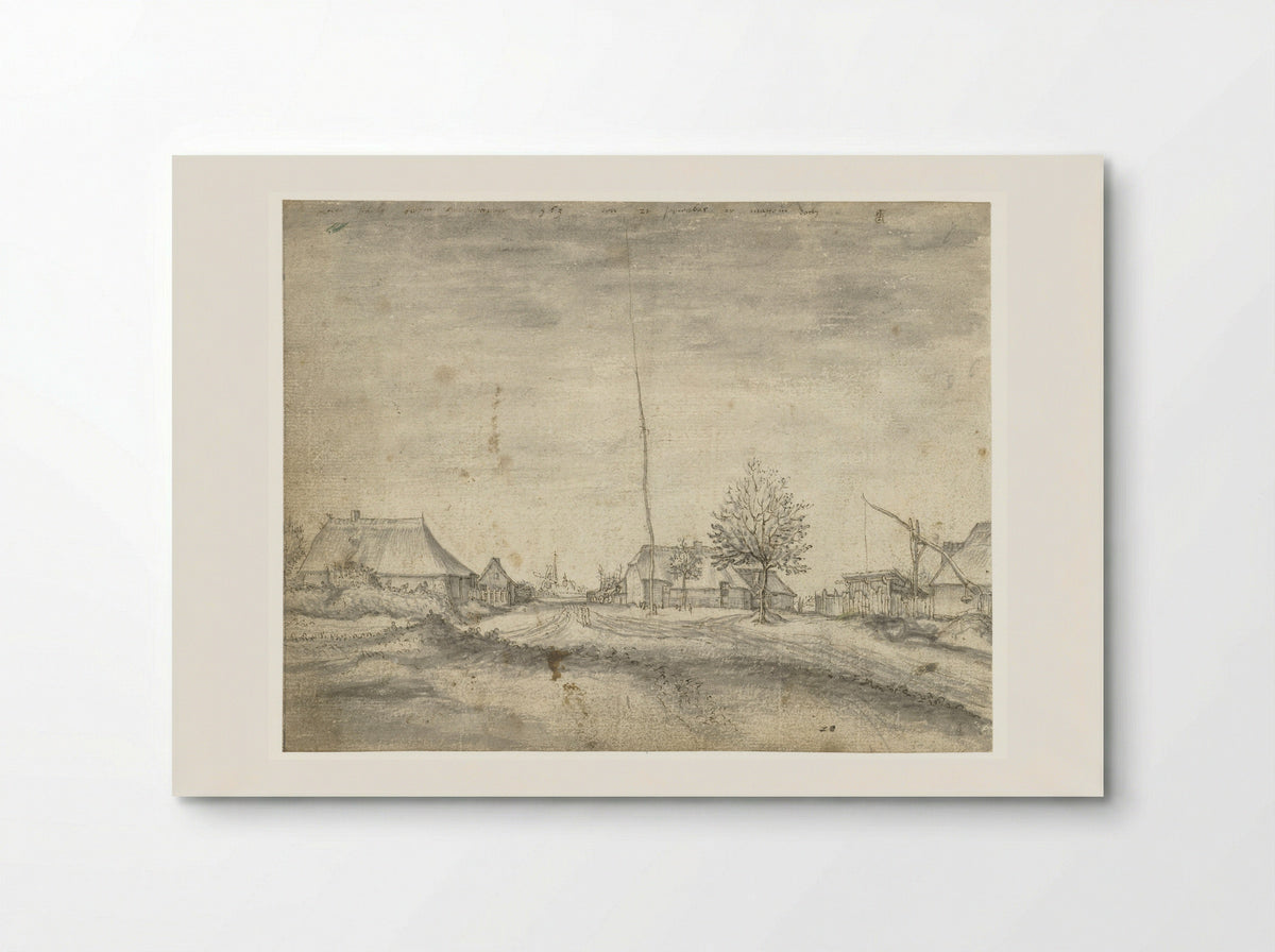 Plattelandsgezicht nabij Antwerpen - Monogrammist IVLER - Poster
